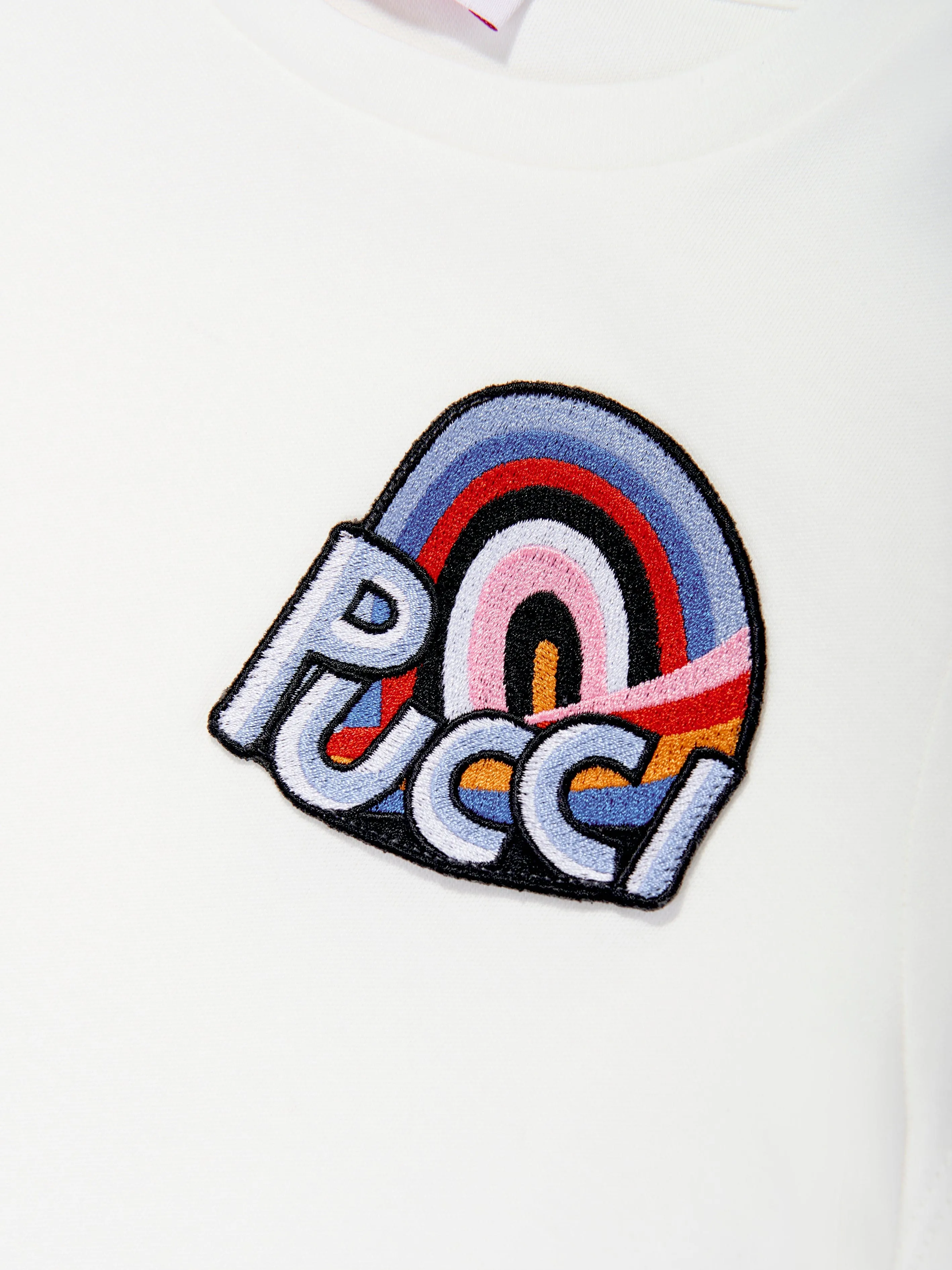 Girls Logo T-Shirt in Ivory