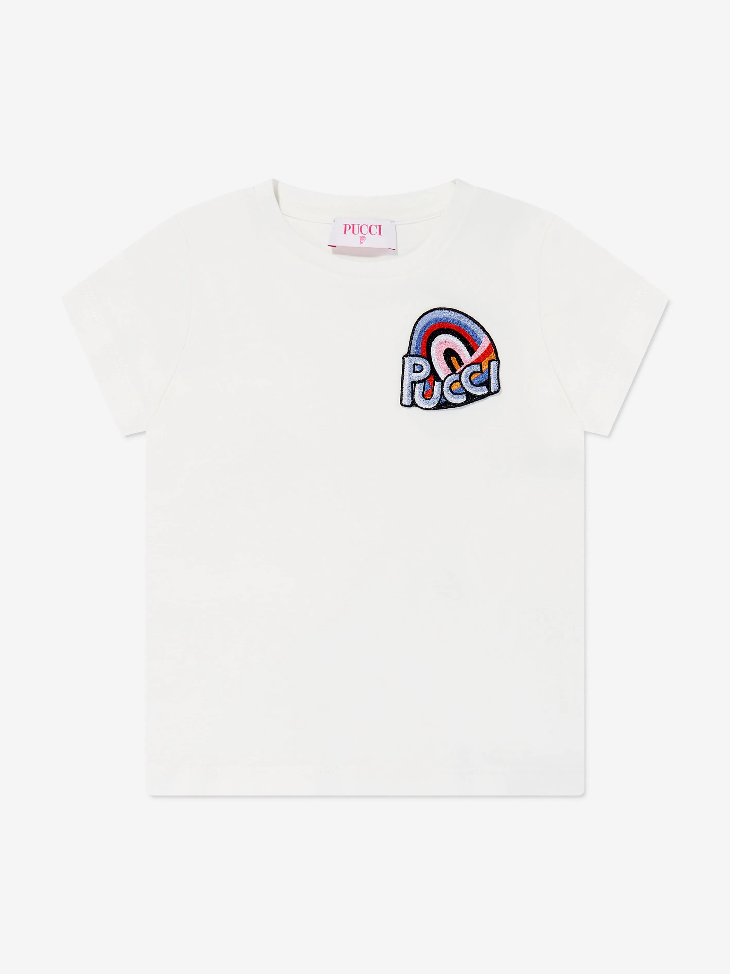 Girls Logo T-Shirt in Ivory