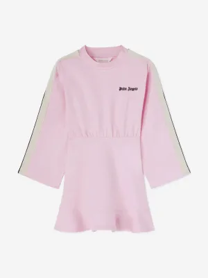 Girls New Track Dress in Pink