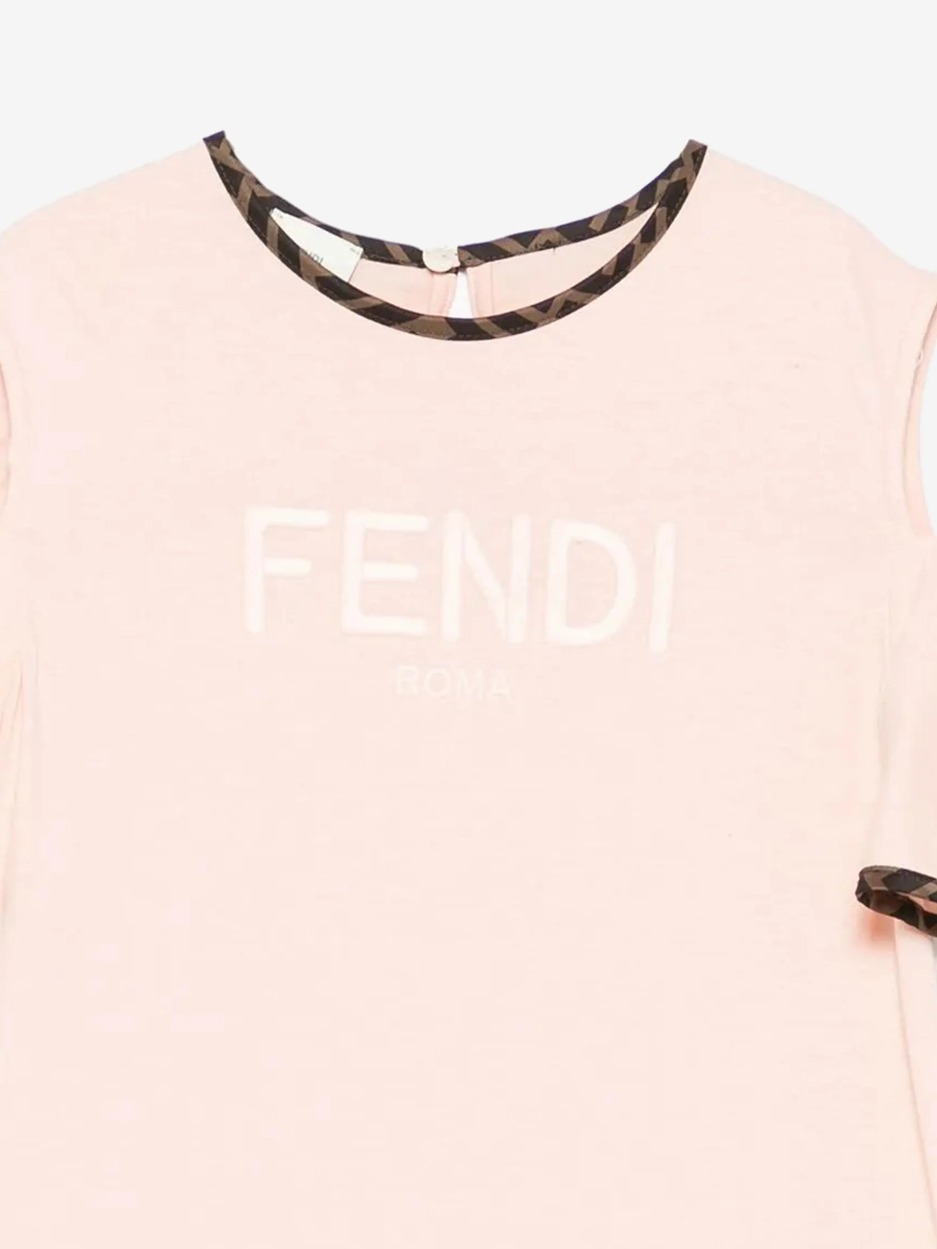Girls Off The Shoulder Jersey Dress in Pink