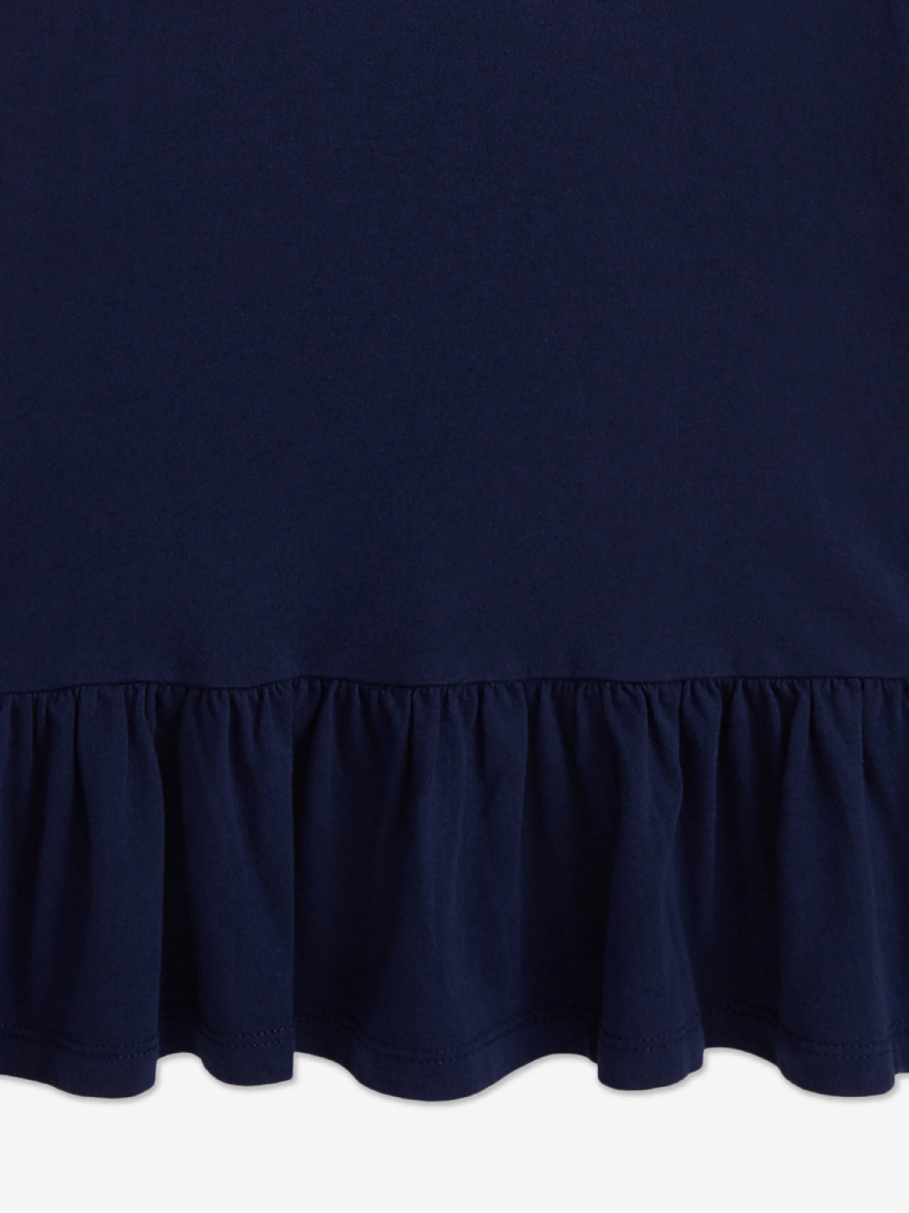 Girls Sparkler Polo Bear Jersey Dress in Navy