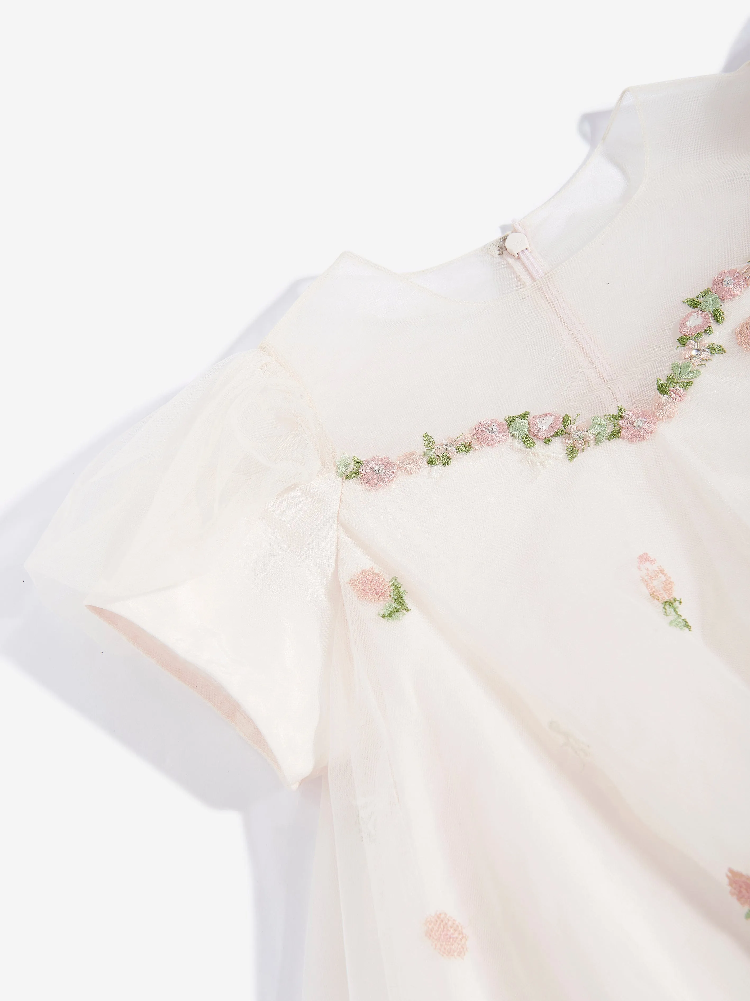 Girls Teresa Flower Occasion Dress in Pink