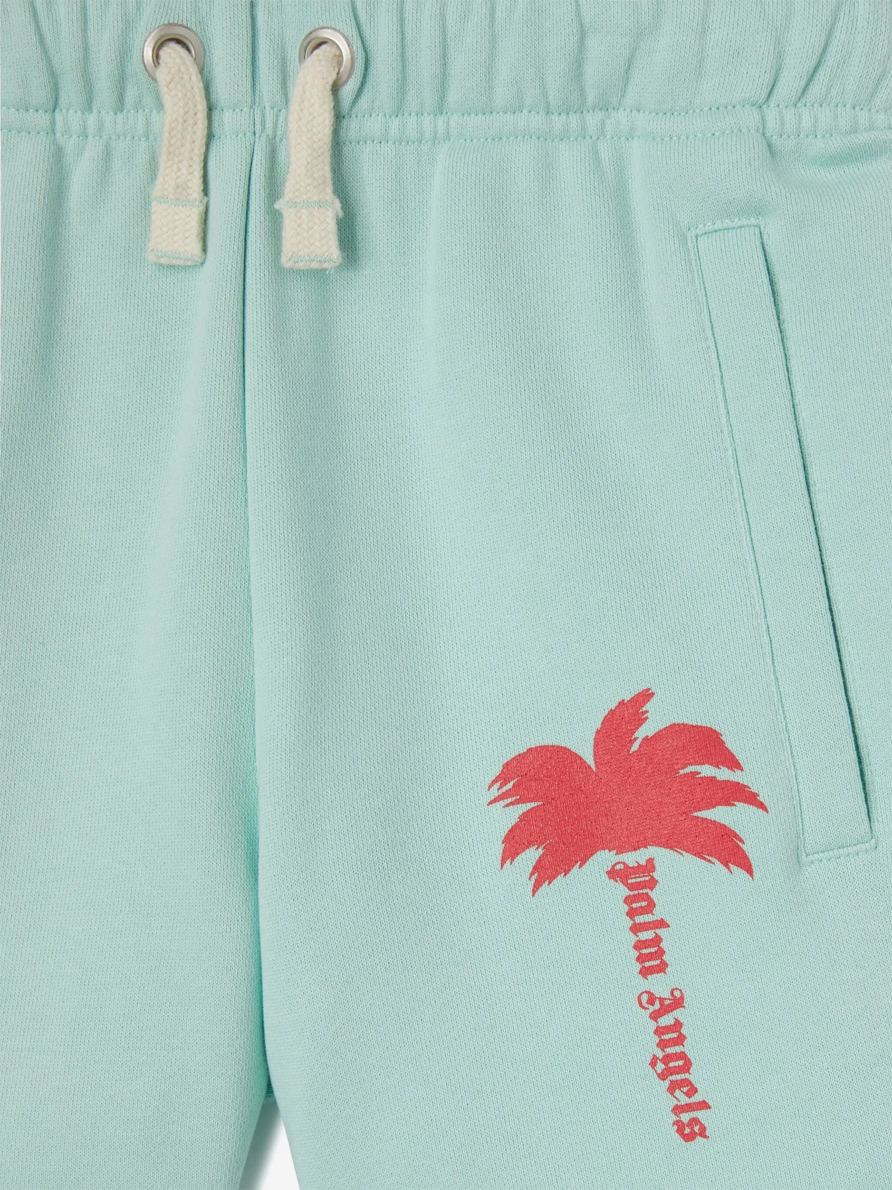 Girls The Palm Sweat Shorts in Green