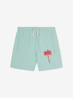 Girls The Palm Sweat Shorts in Green