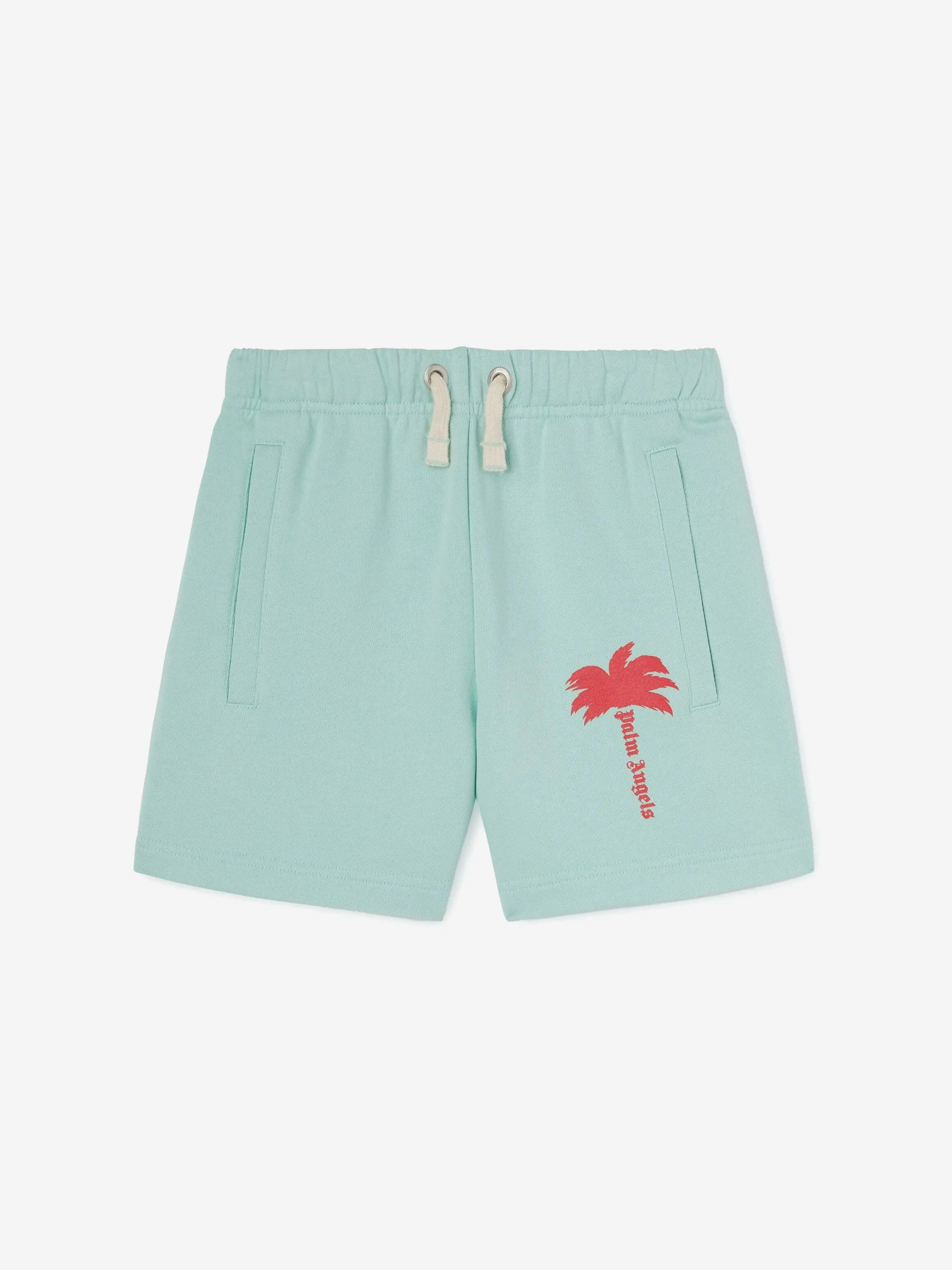 Girls The Palm Sweat Shorts in Green