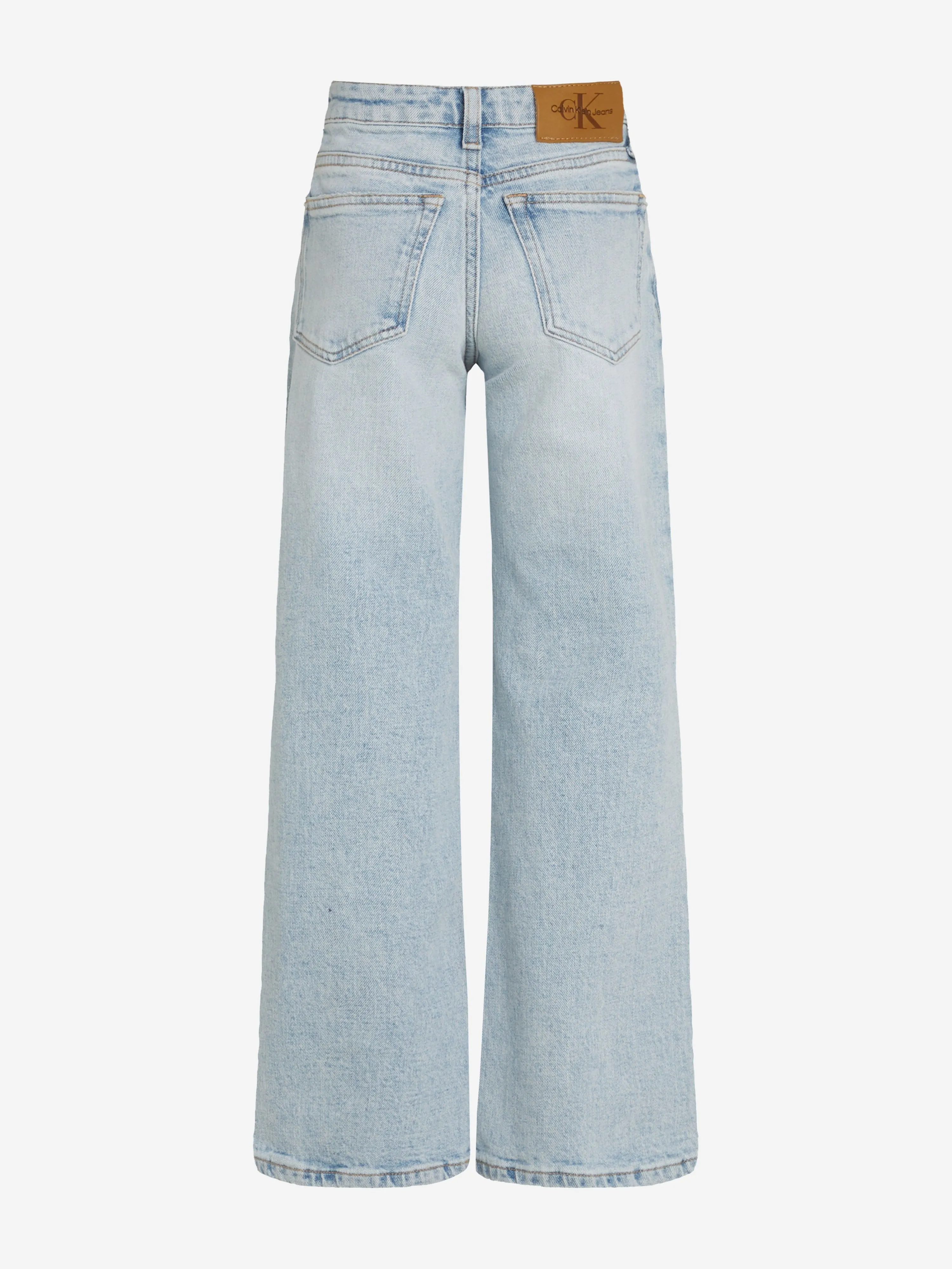 Girls Wide Leg Jeans in Blue