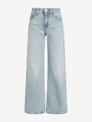 Girls Wide Leg Jeans in Blue