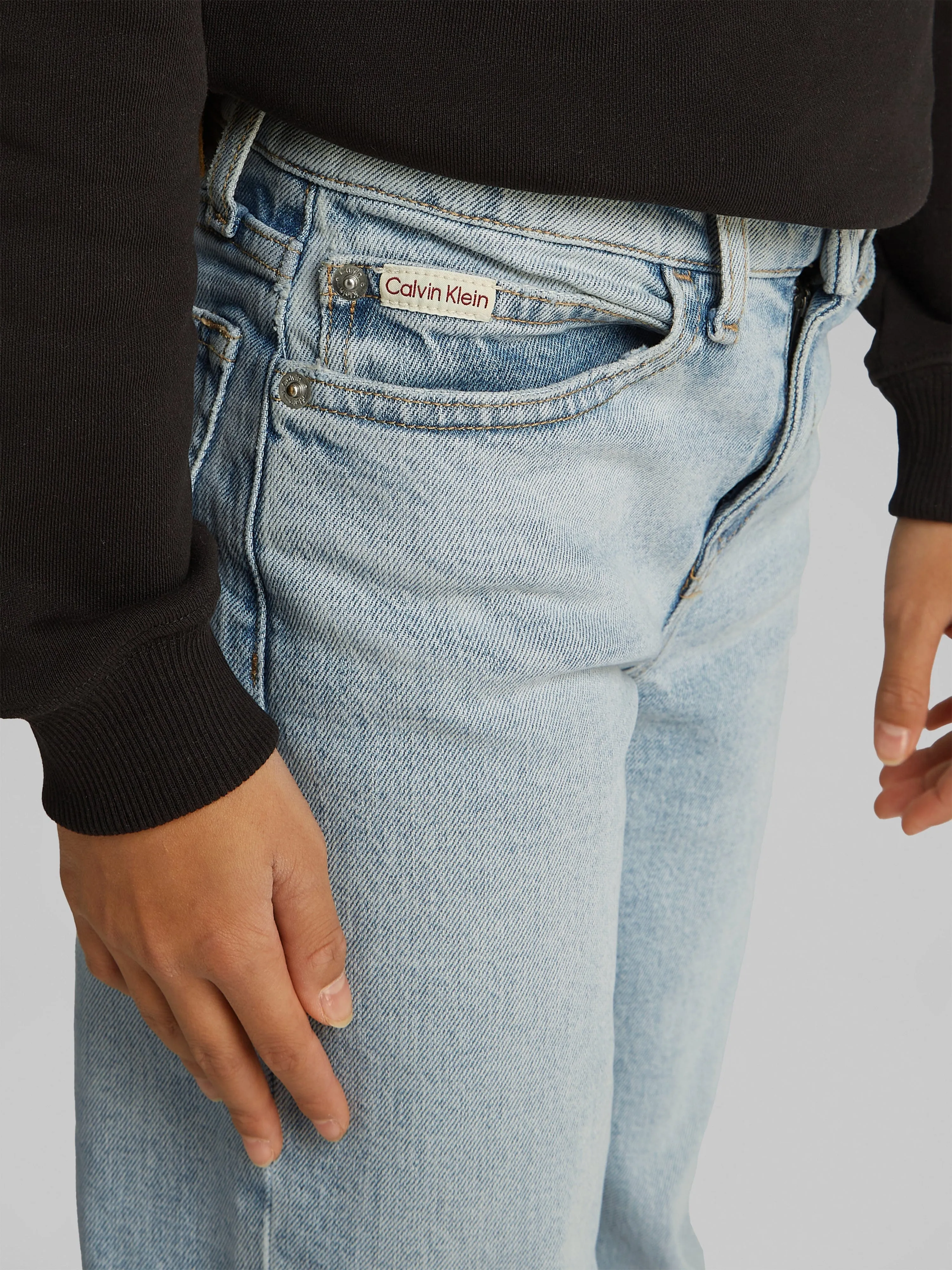 Girls Wide Leg Jeans in Blue