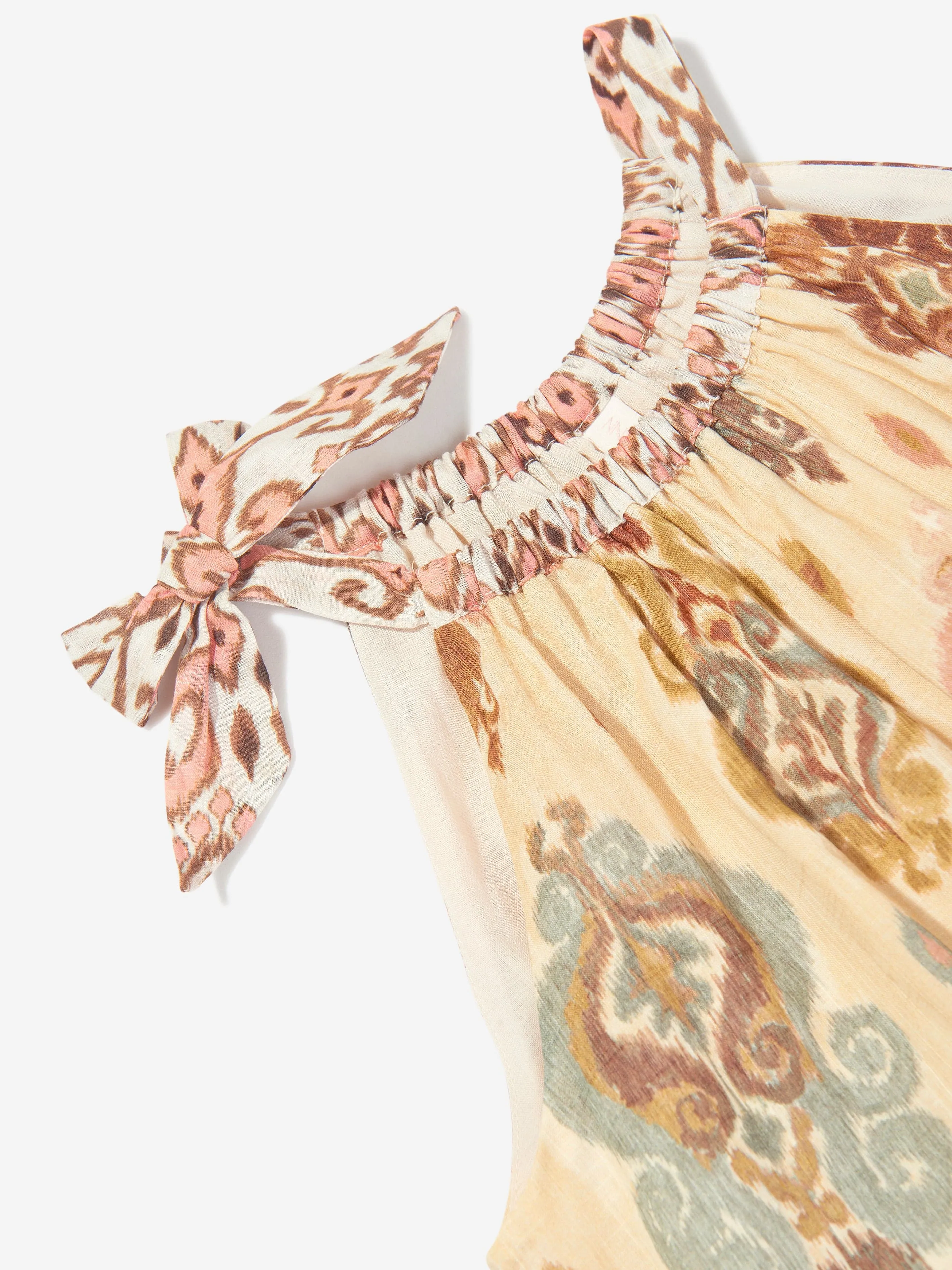 Girls Wylie Halter Tiered Dress in Multicolour