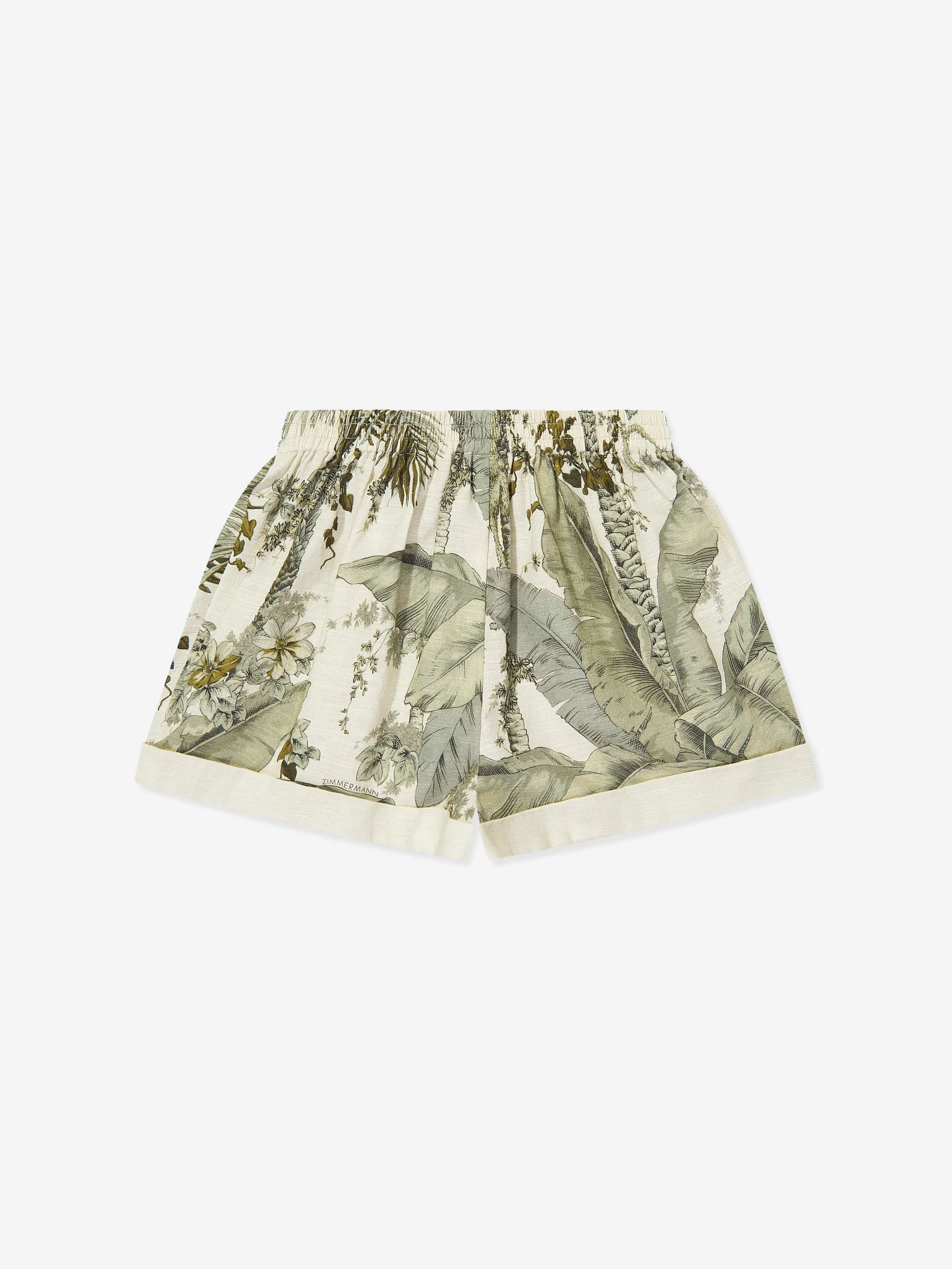 Girls Wylie Relaxed Shorts in Green