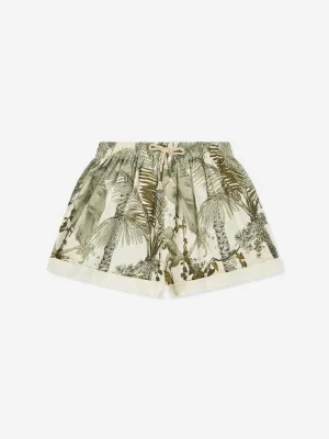 Girls Wylie Relaxed Shorts in Green