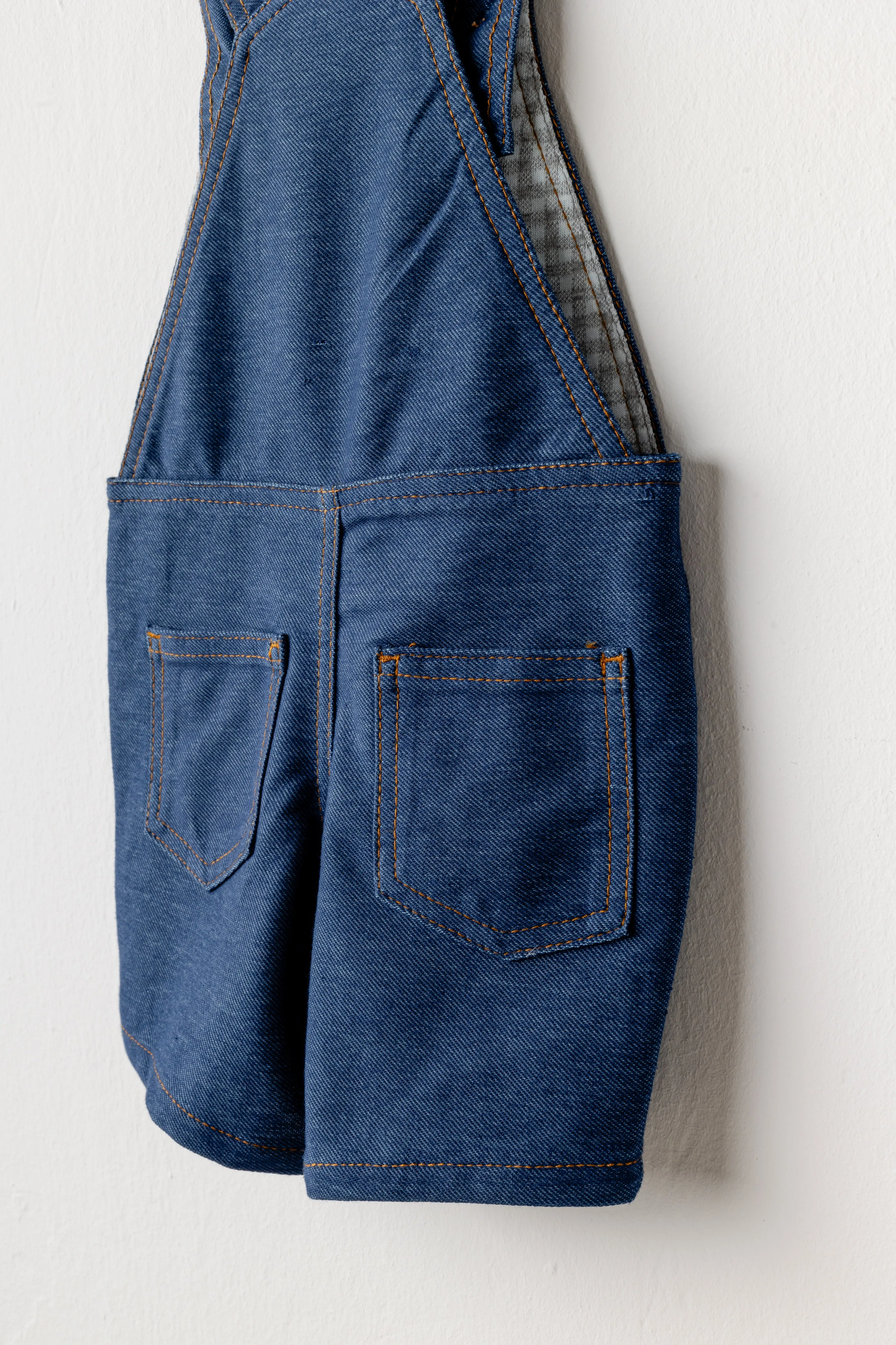 Indigo Denim Casual Jumpsuit