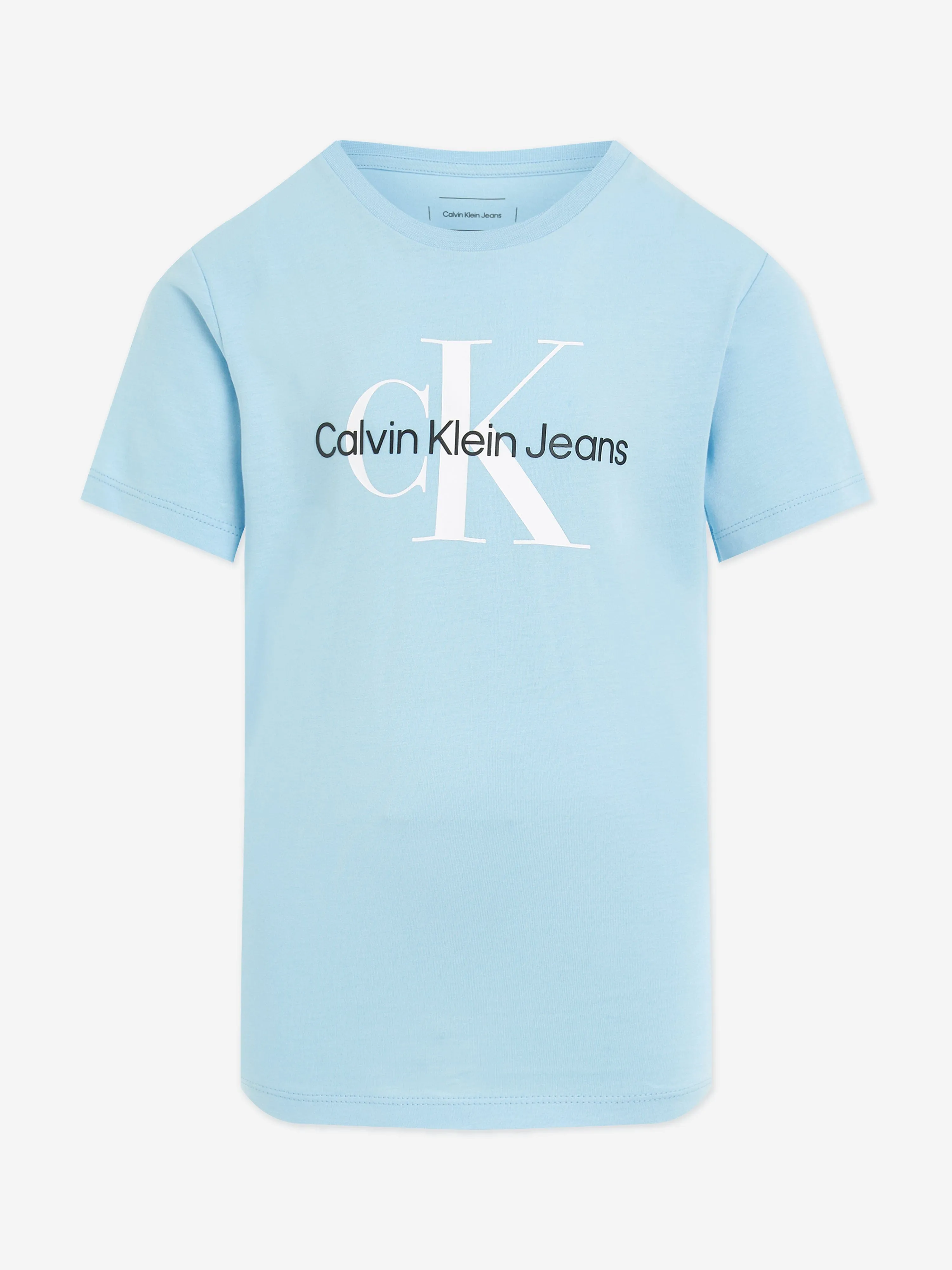Kids CK Monogram T-Shirt in Blue