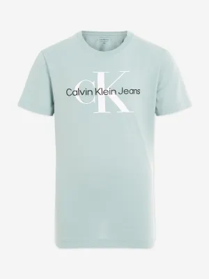 Kids CK Monogram T-Shirt in Green