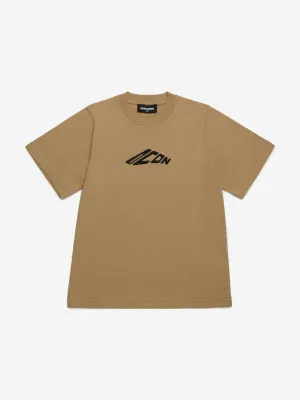 Kids Icon T-Shirt in Beige