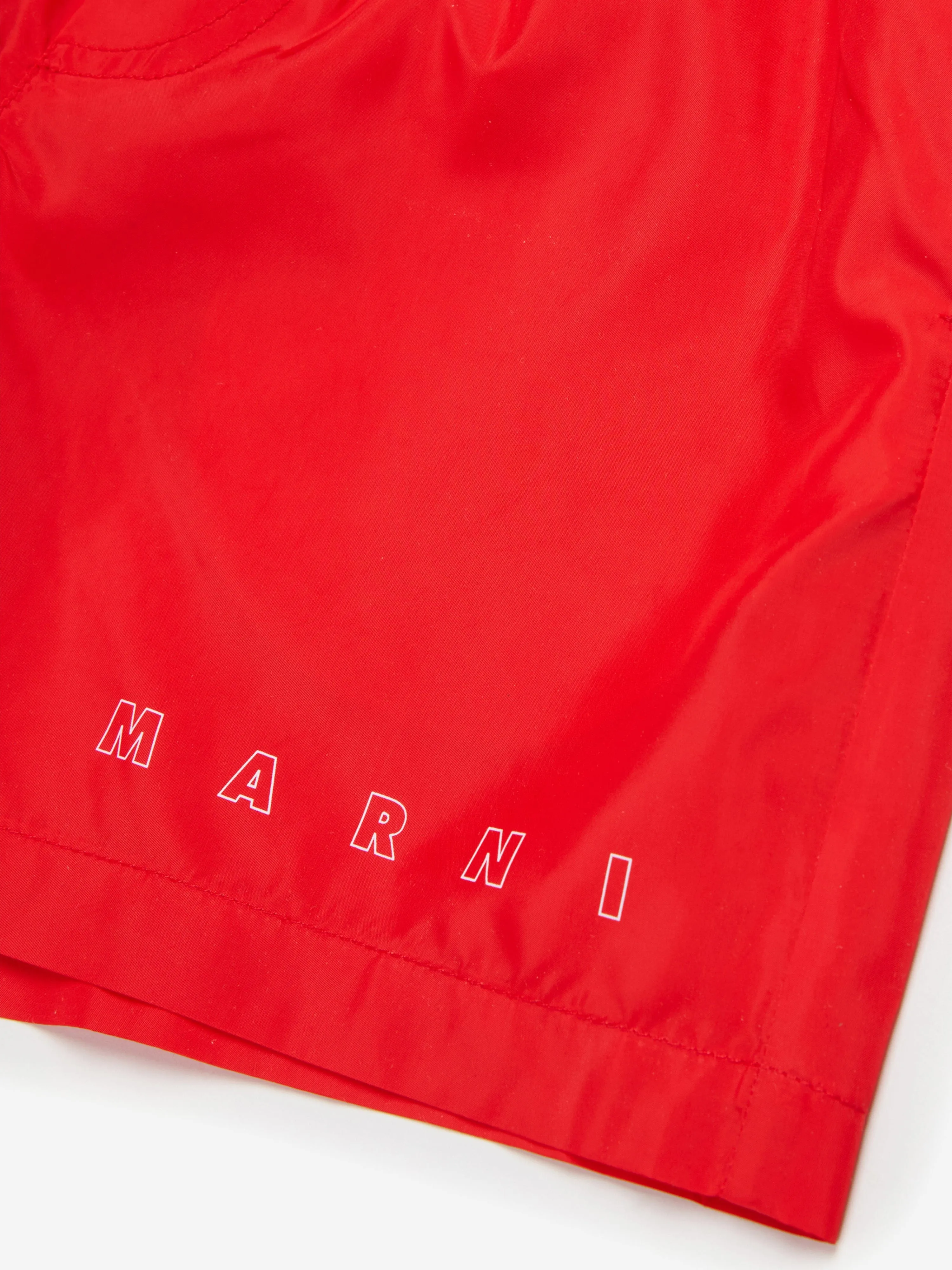 Kids Logo Swim Shorts in Red