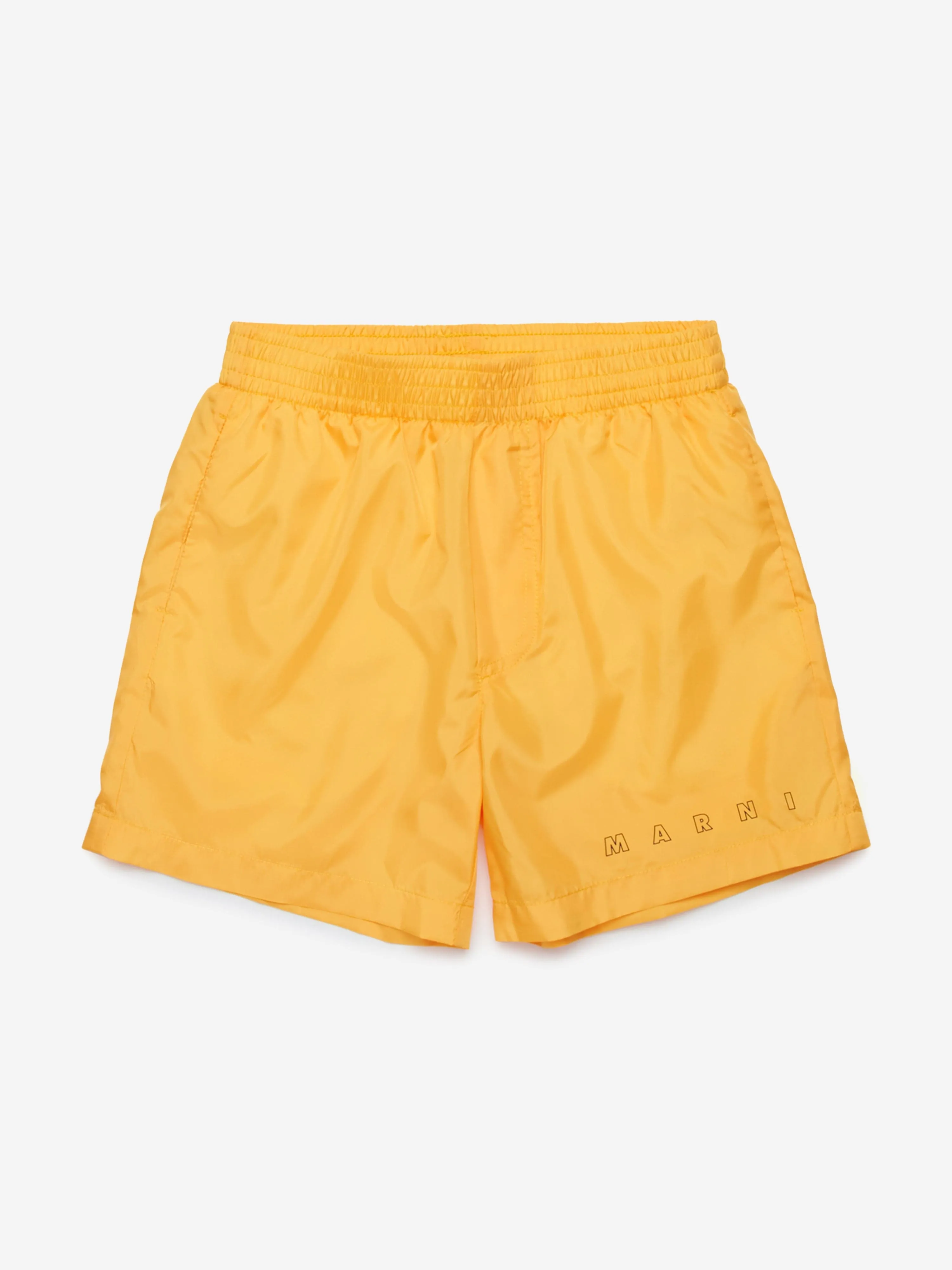 Kids Logo Swim Shorts in Yellow