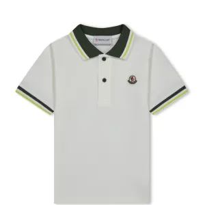 Kids Moncler Logo Polo Shirt