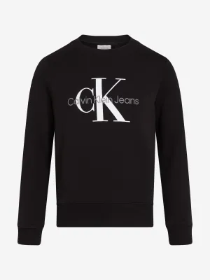 Kids Monogram Sweatshirt in Black