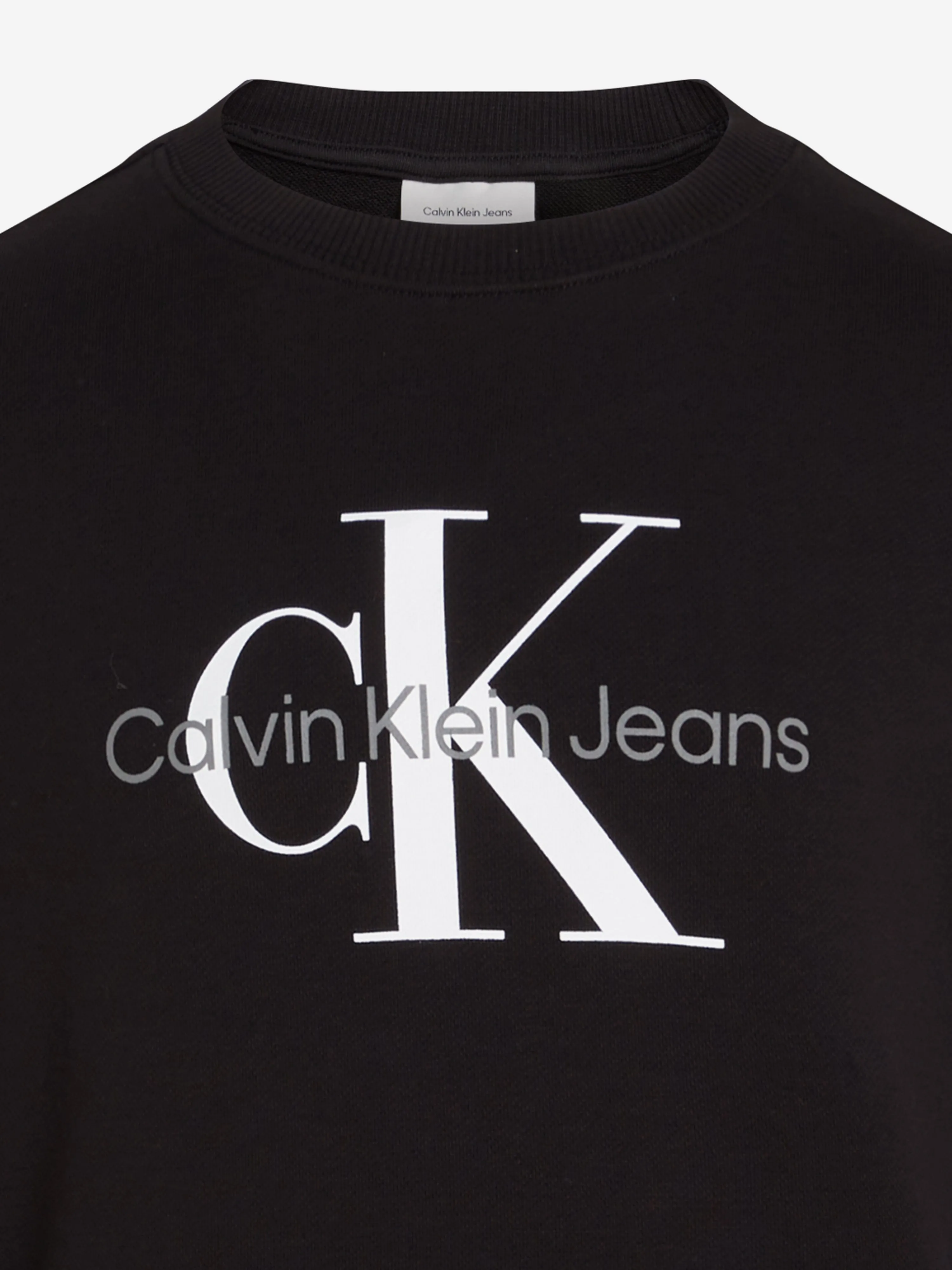 Kids Monogram Sweatshirt in Black