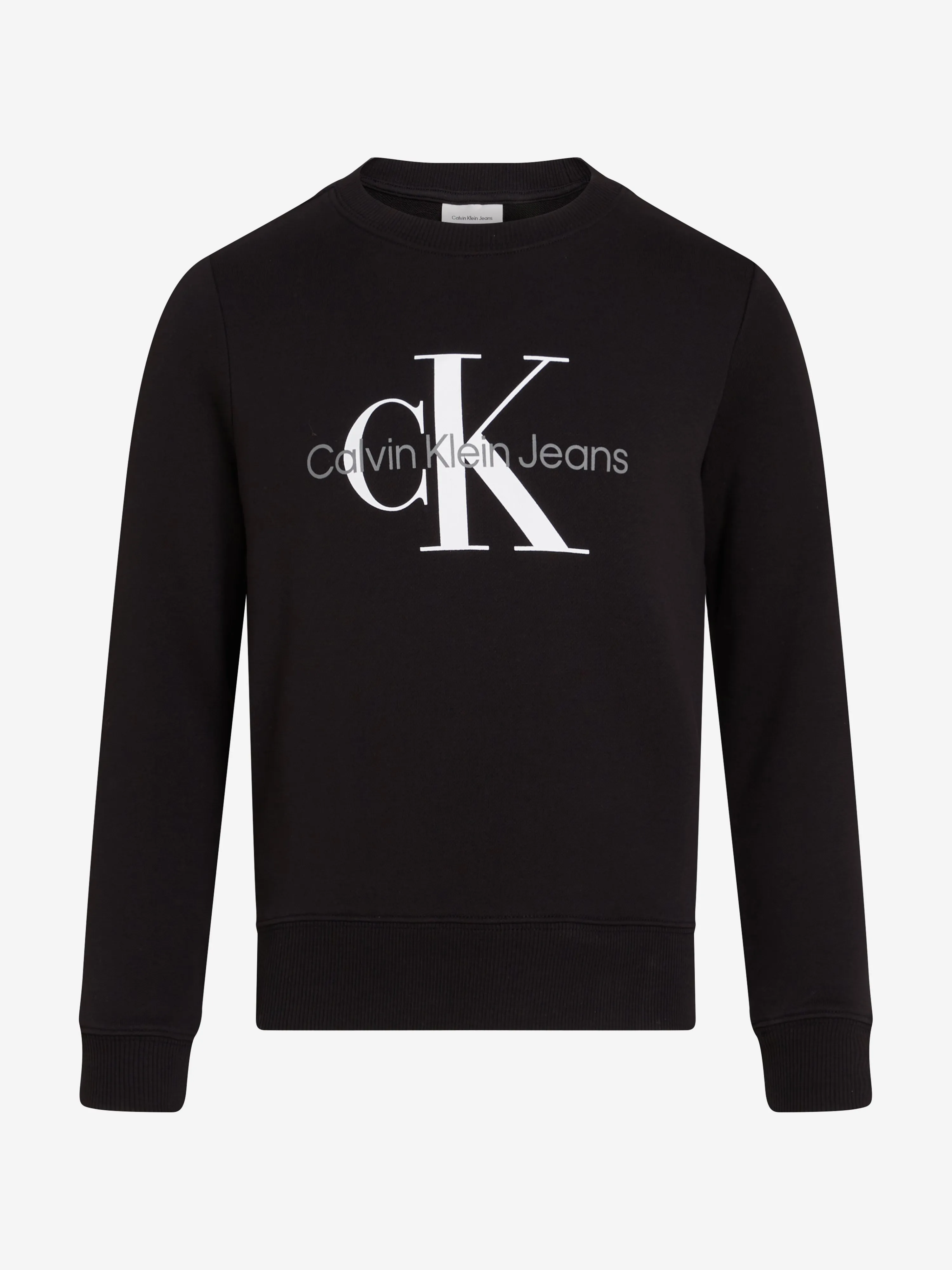 Kids Monogram Sweatshirt in Black