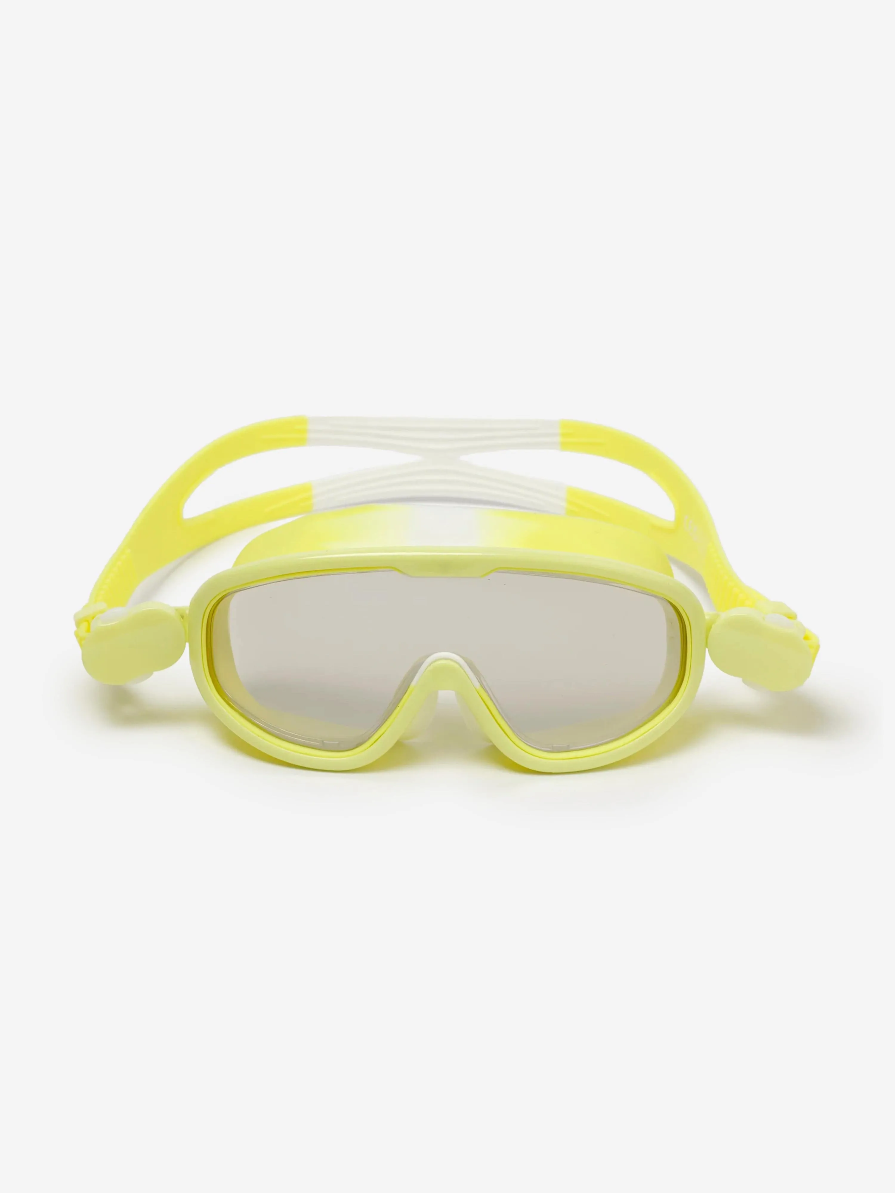 Kids Neon Swim Mask Salty the Shark in Yellow (16cm)