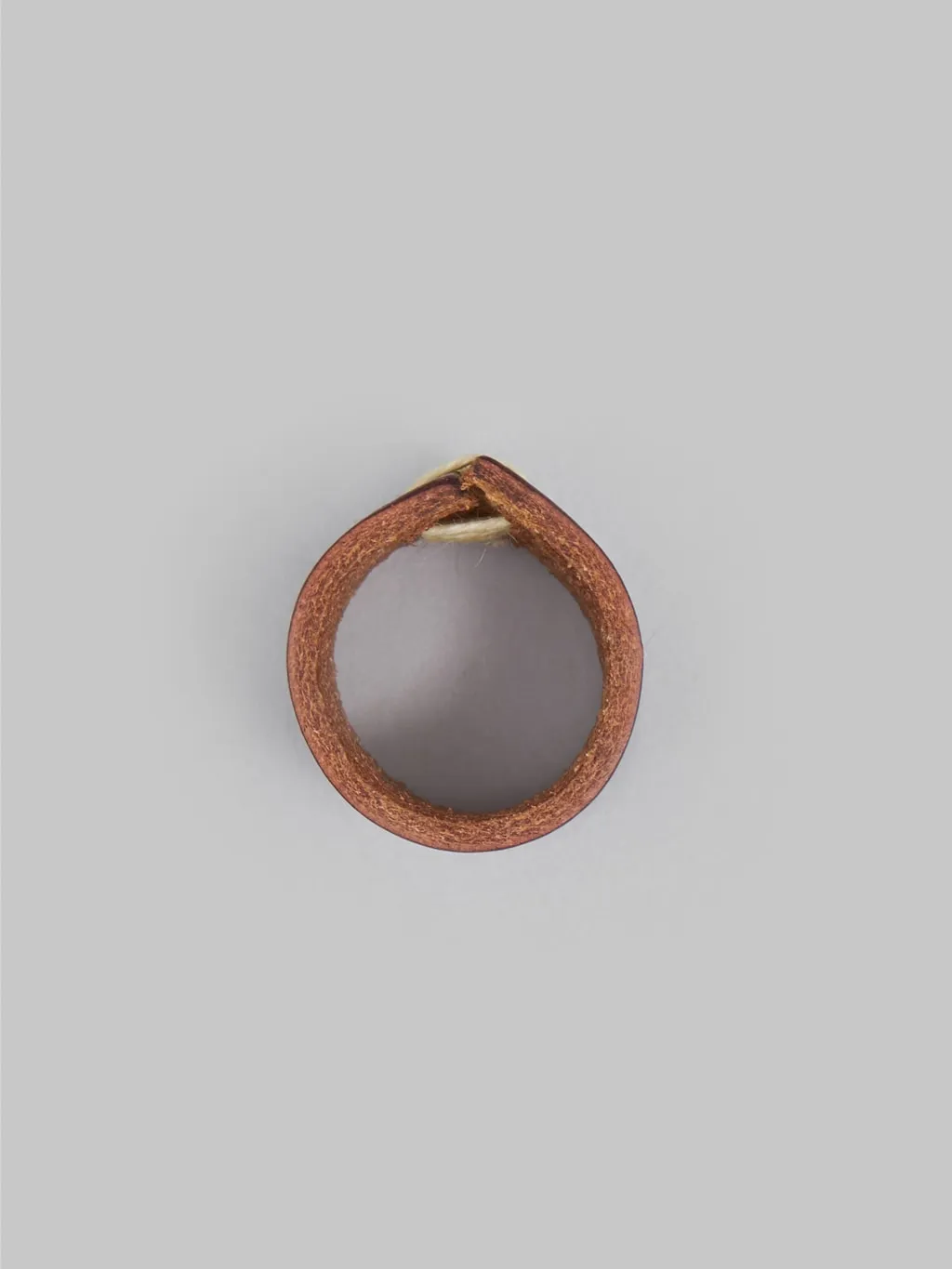 Kobashi Studio Leather Bandana Ring