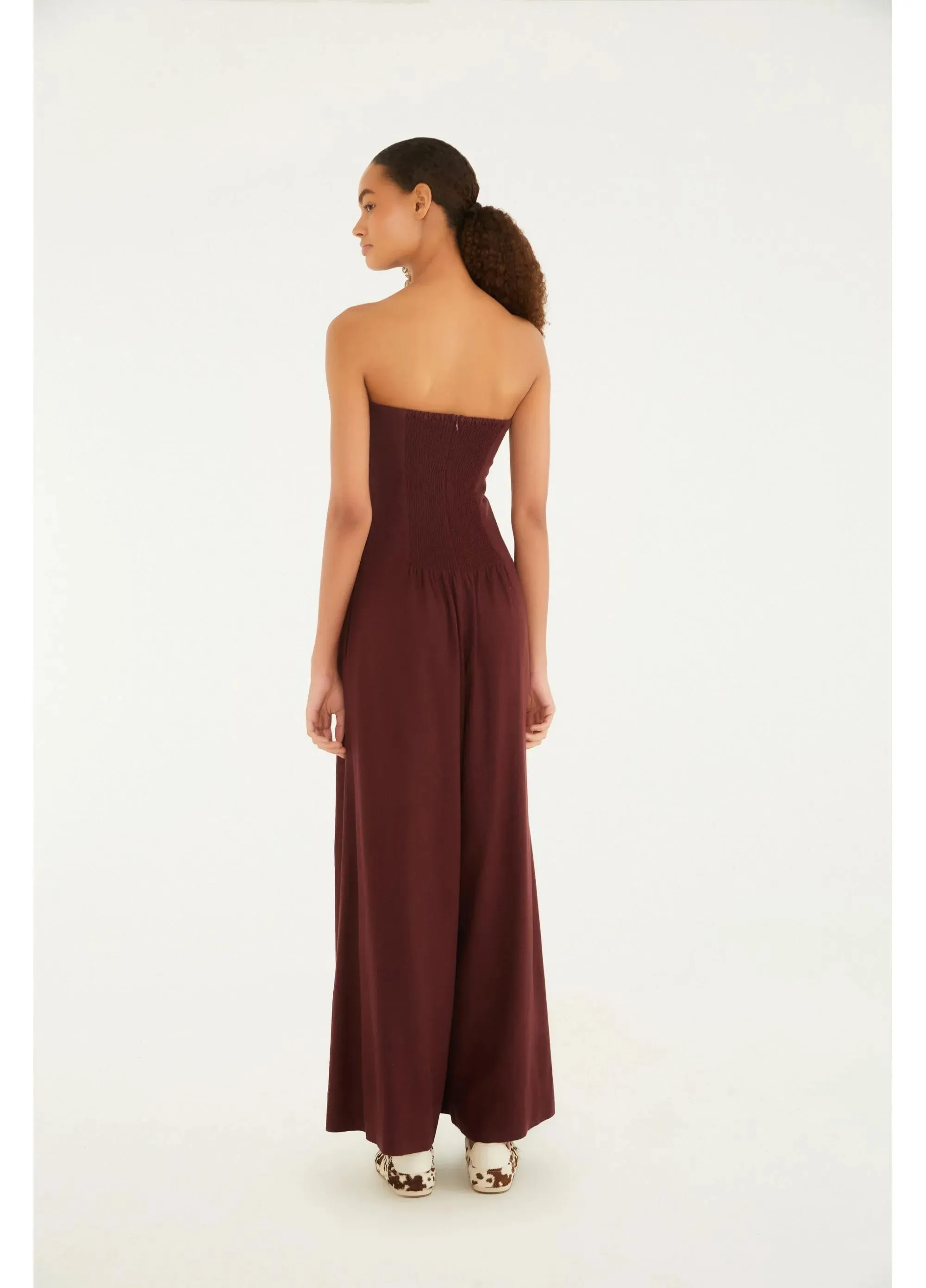 Macacao Sem Alca Corselet