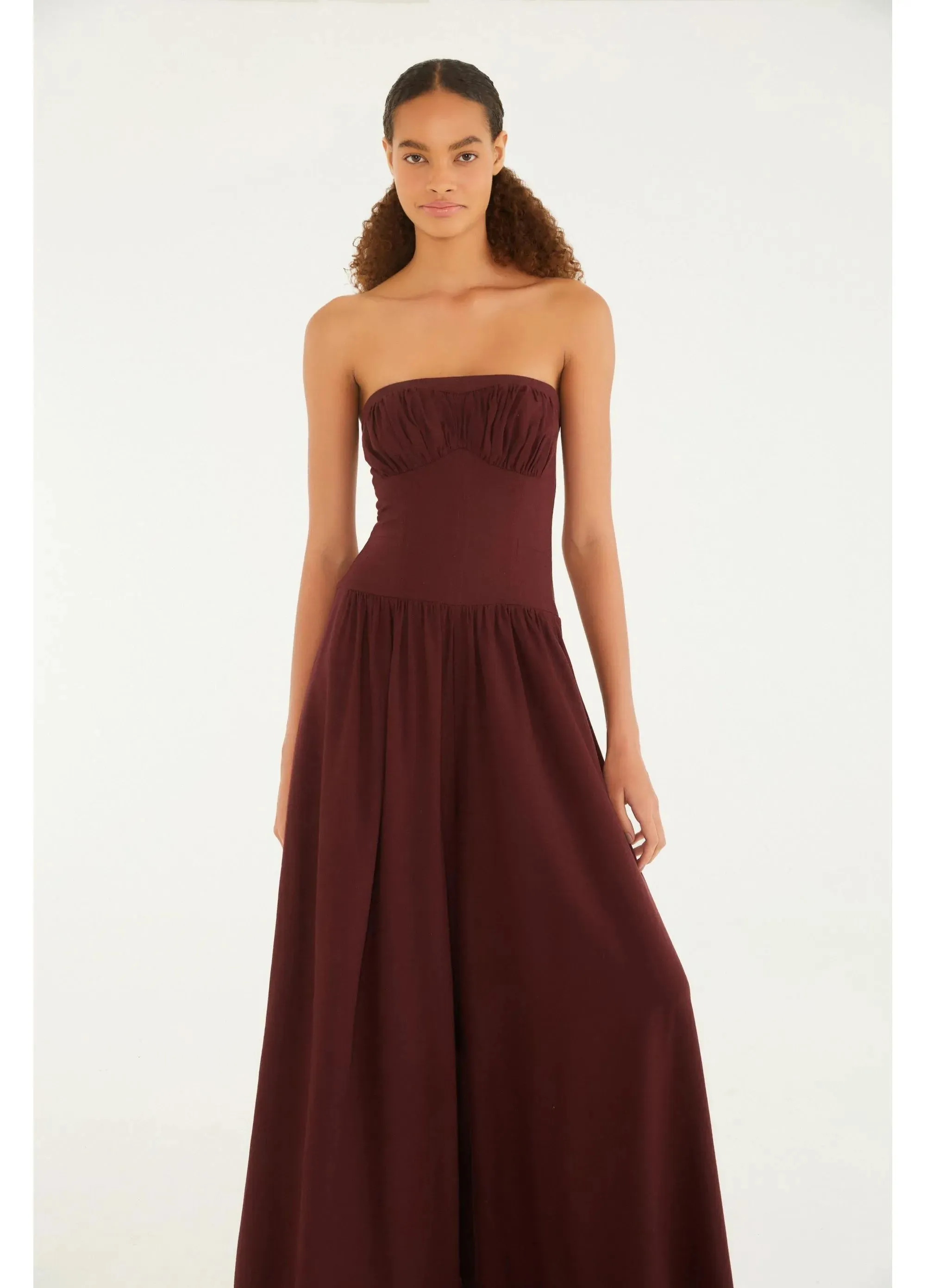 Macacao Sem Alca Corselet