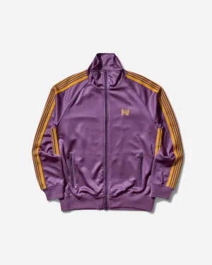 Men's Poly Smooth Track Jacket Purple