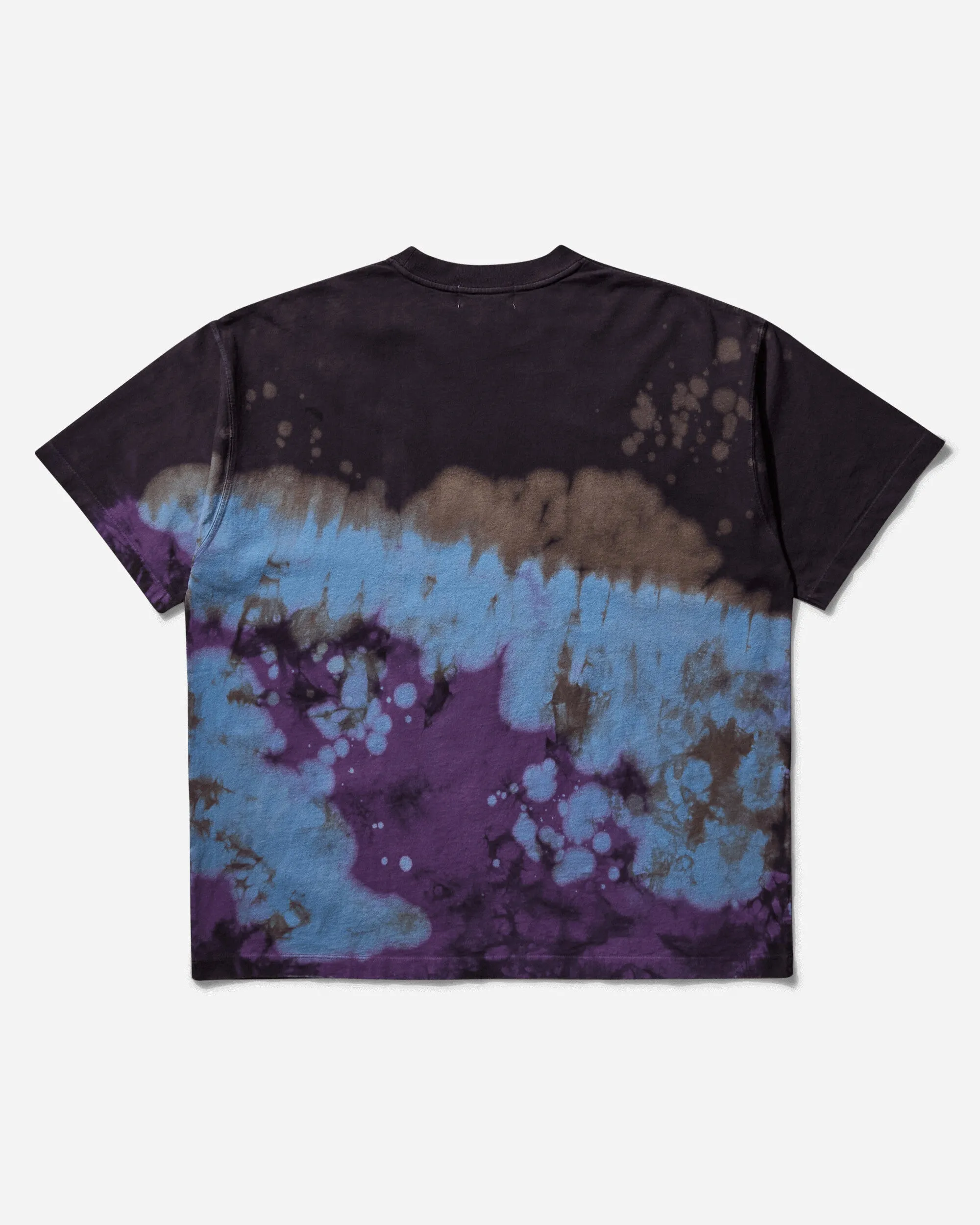 Men's Tie-Dye College T-Shirt Black