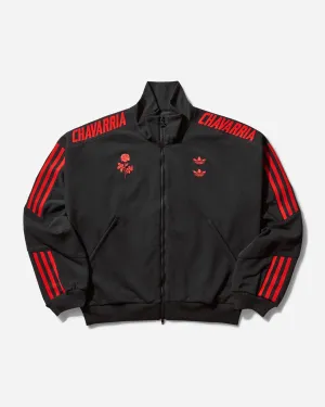 Men's Willy Chavarria Knit Track Jacket Black