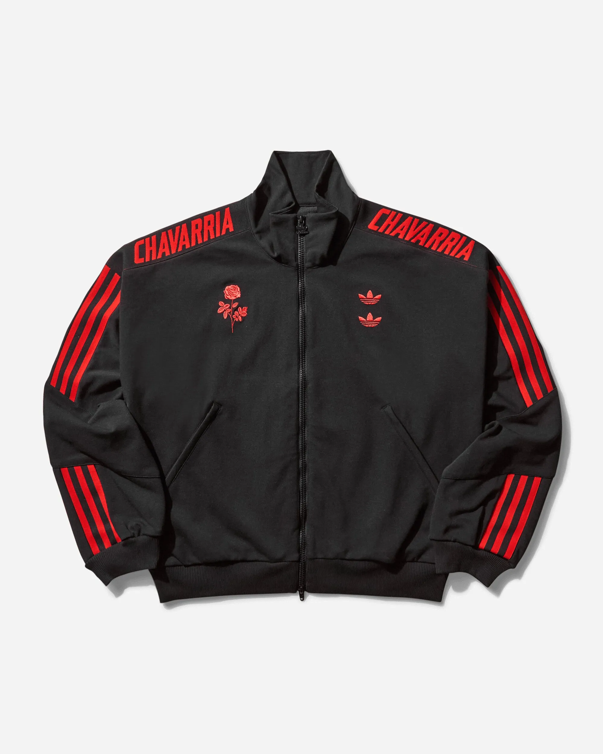 Men's Willy Chavarria Knit Track Jacket Black