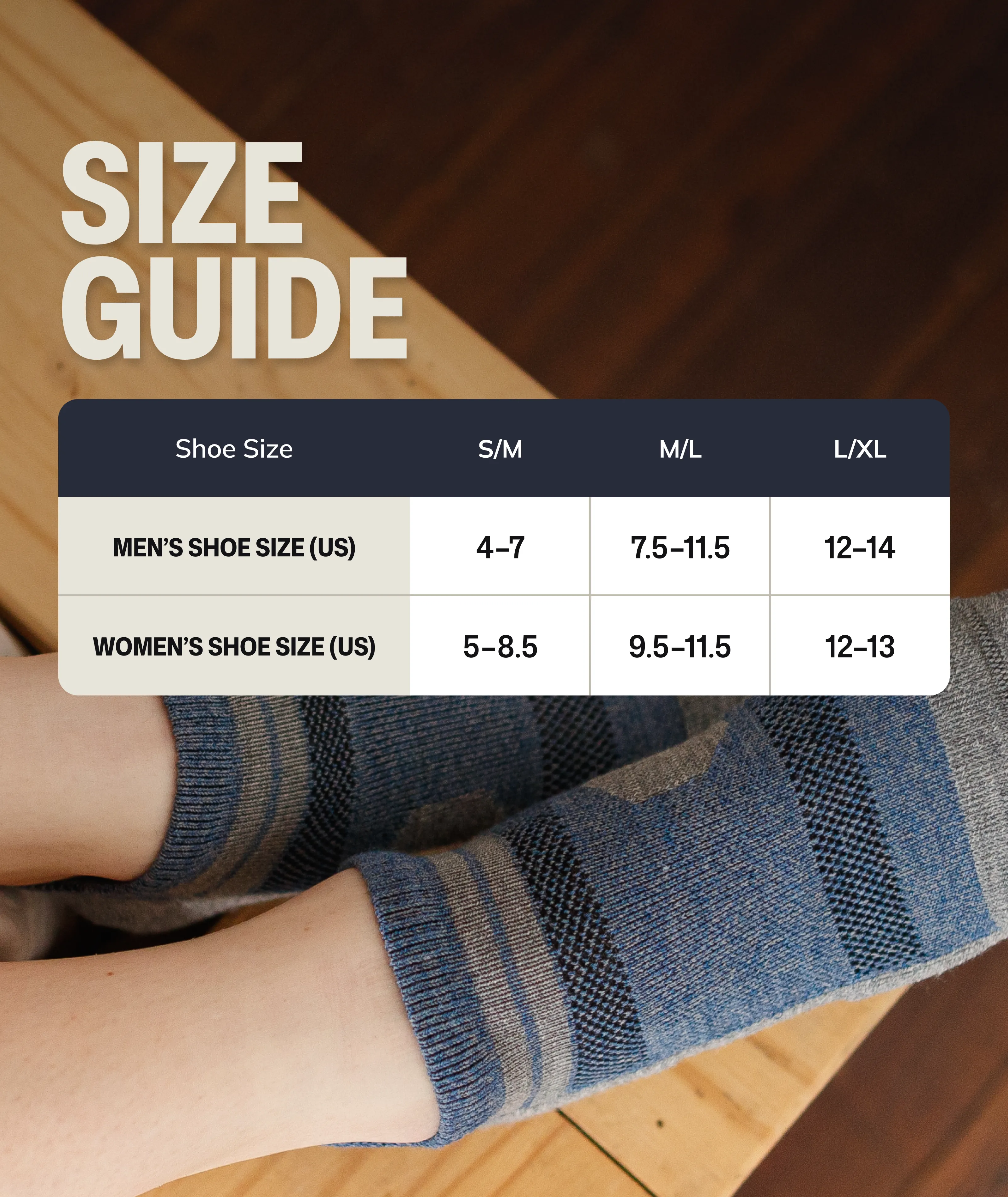 Merino Ankle Socks Smoke