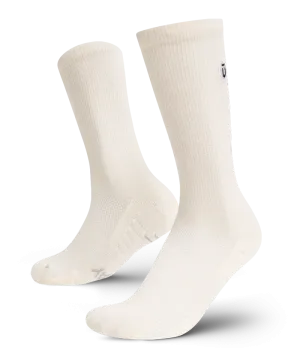 Merino Lite Crew Socks Off White