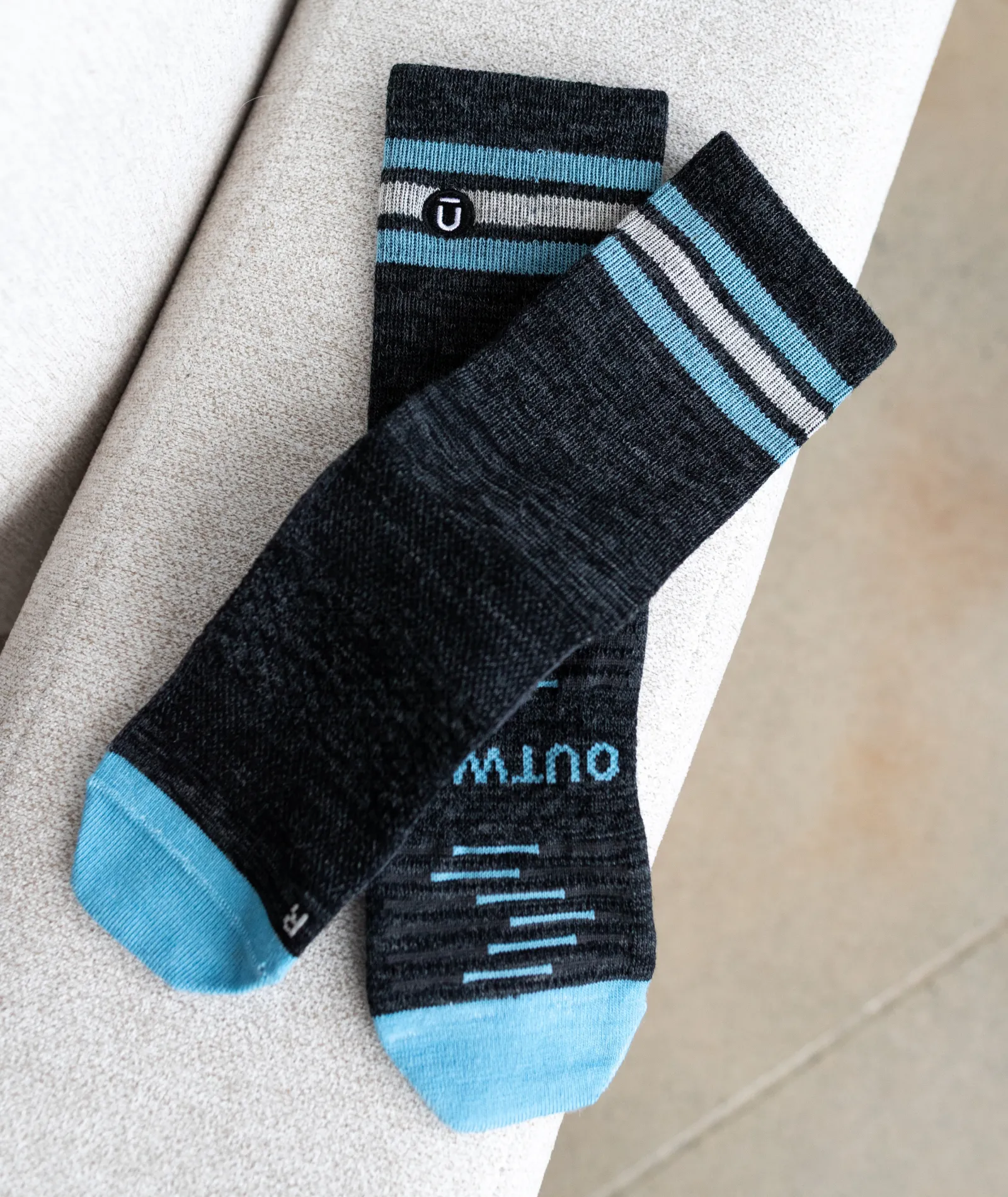 Merino Lite Crew Socks Slate