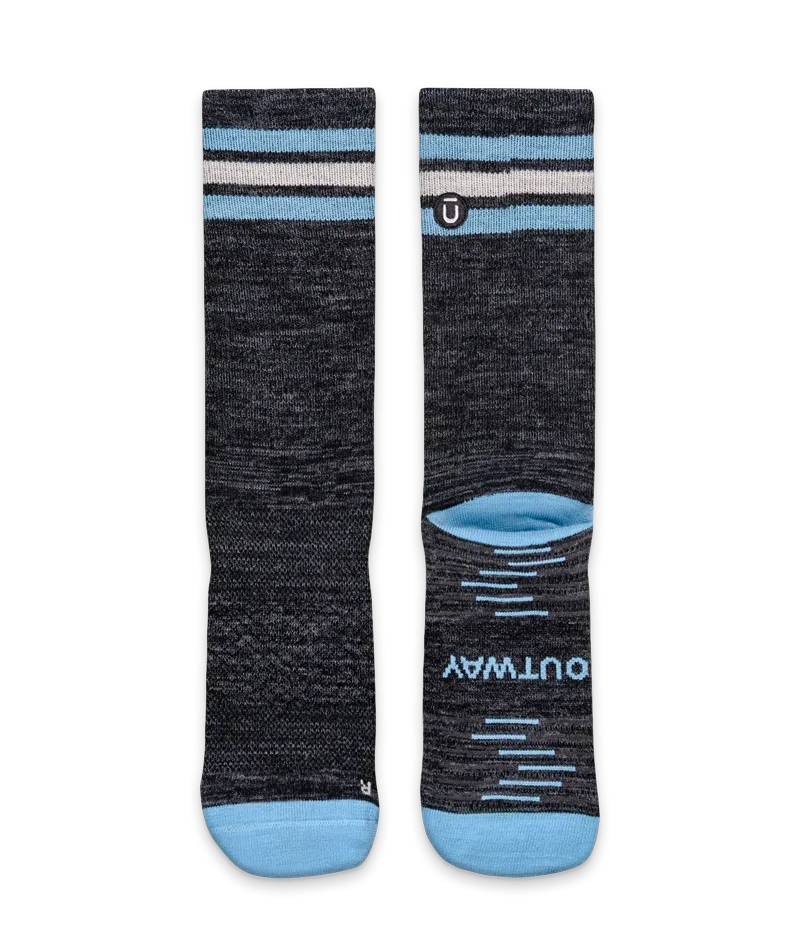 Merino Lite Crew Socks Slate