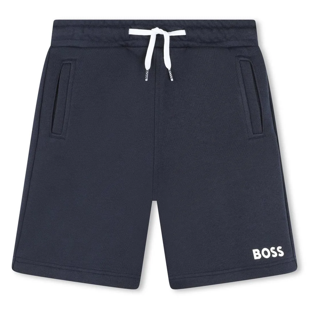 Navy Logo Sweatshorts