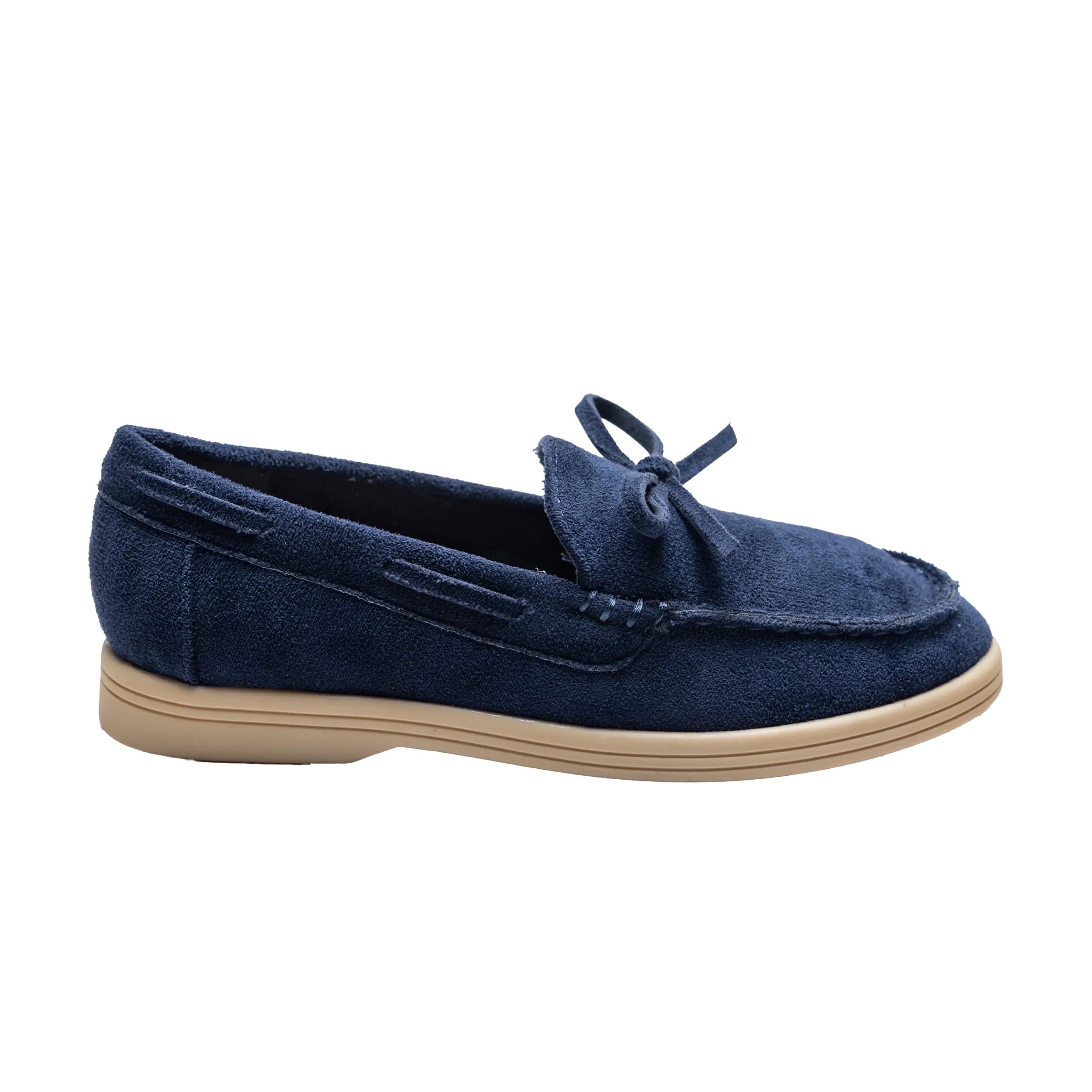 Navy Suede Formal Laced Dress Shoes
