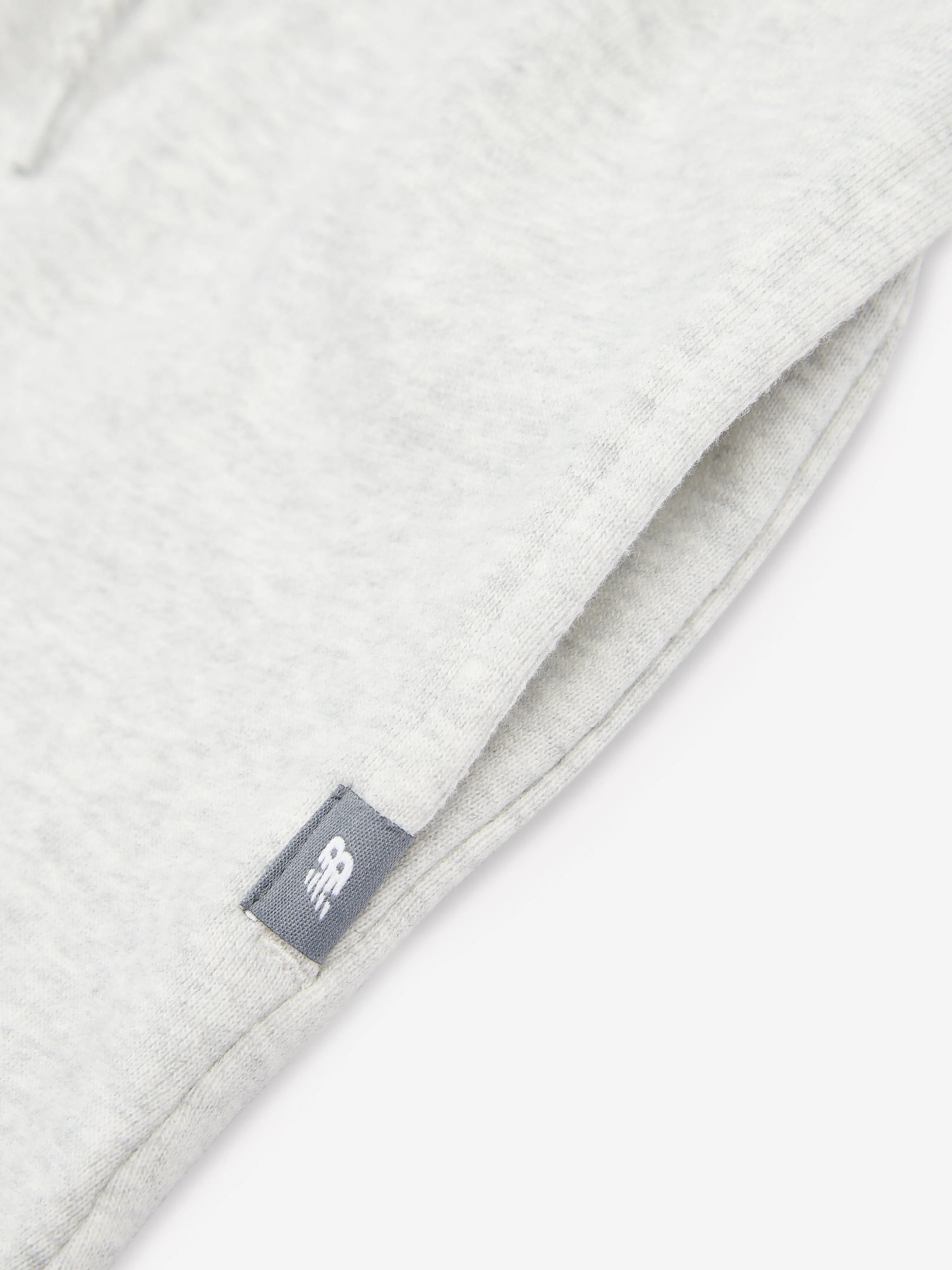 New Balance Boys Linear Athletics Graphic Shorts in Grey