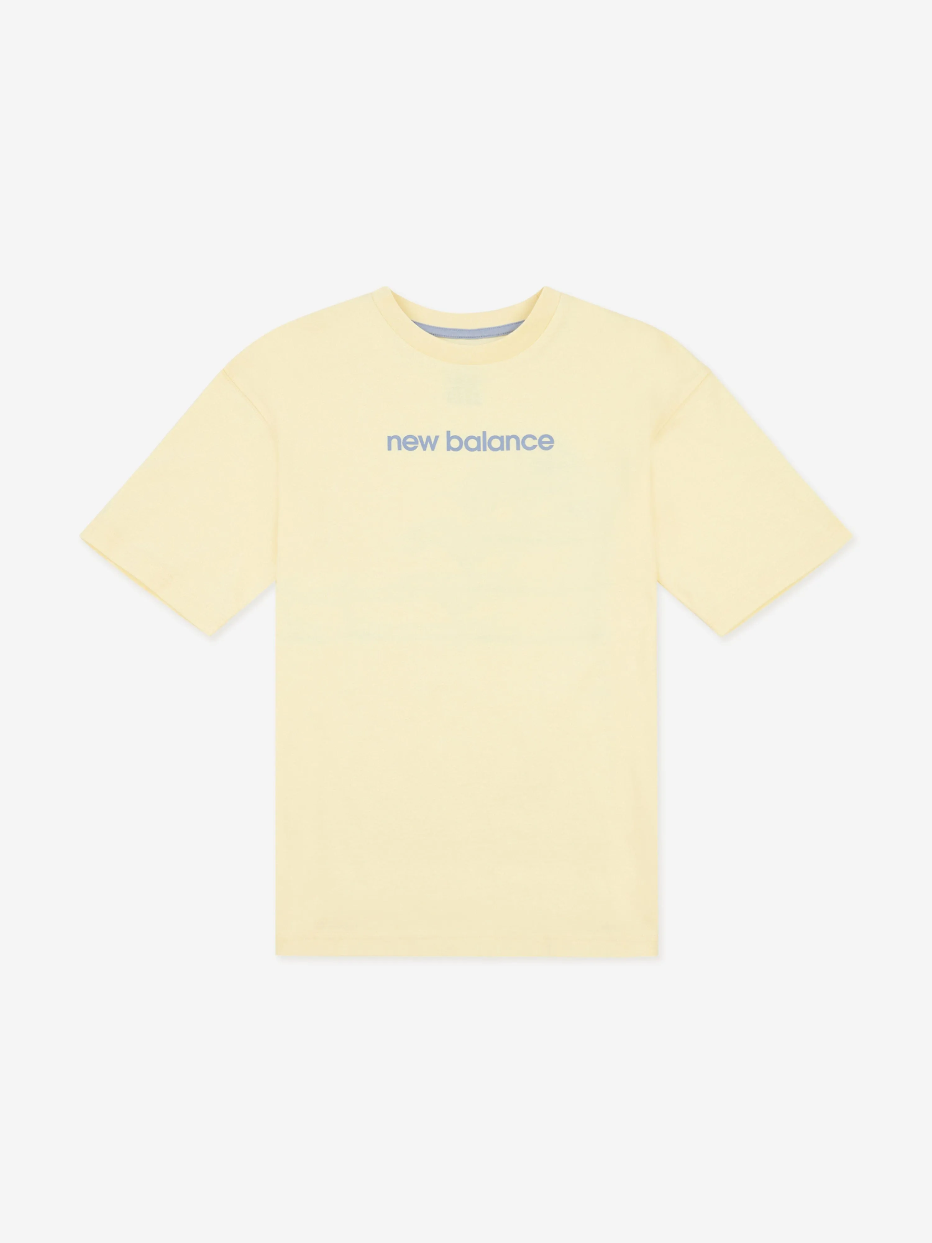 New Balance Girls Floral Sneaker Back Graphics T-Shirt in Yellow