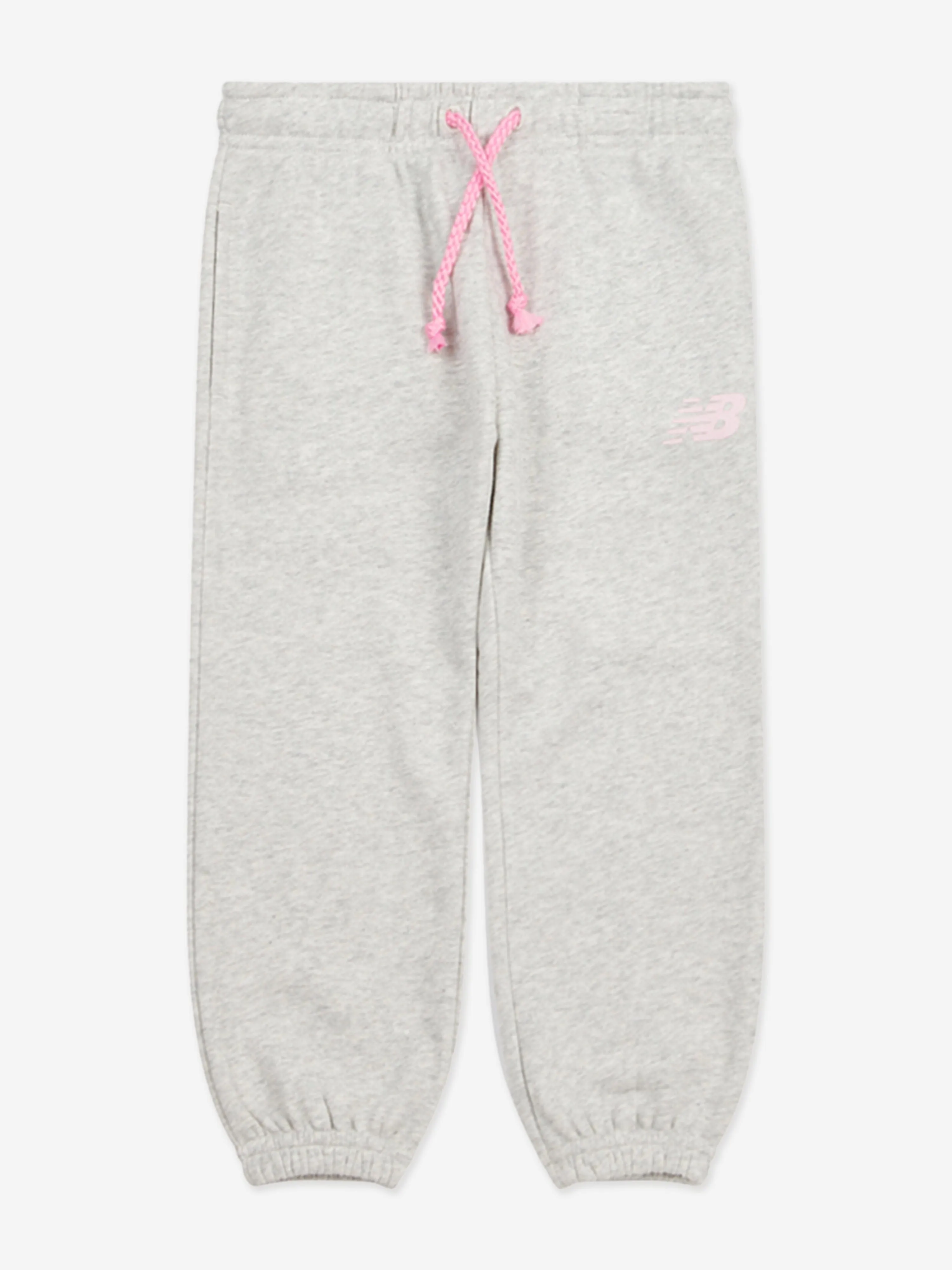 New Balance Girls Logo Tracksuit in Grey