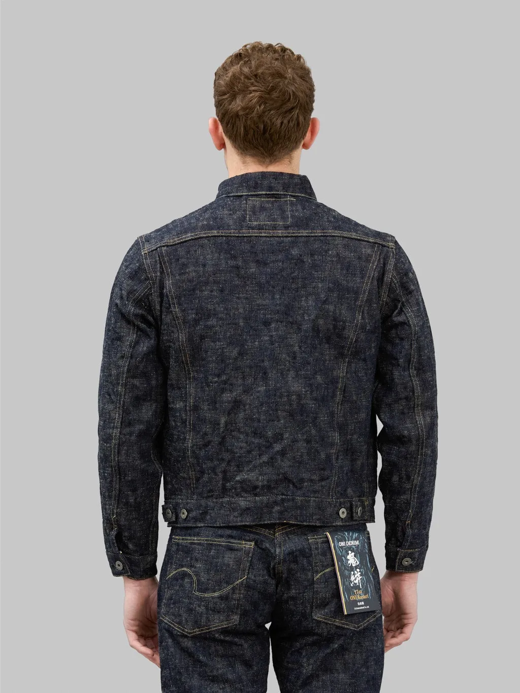 ONI Denim 02527P Kasuri 17oz Type III Jacket