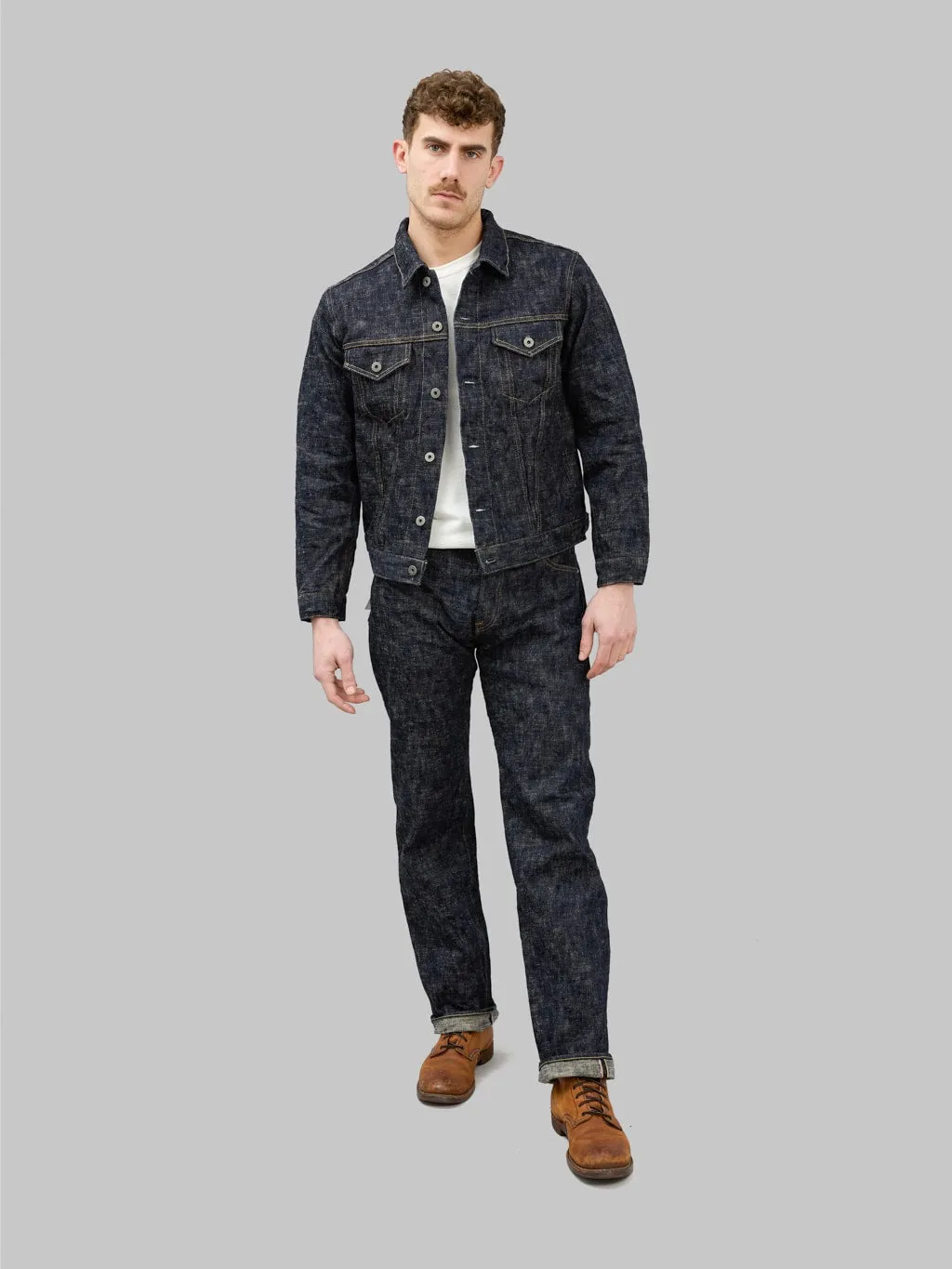 ONI Denim 02527P Kasuri 17oz Type III Jacket