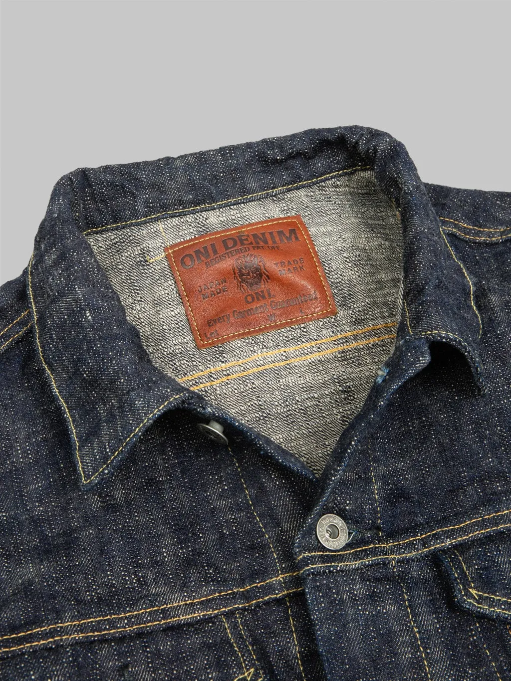 ONI Denim 02527P Kasuri 17oz Type III Jacket