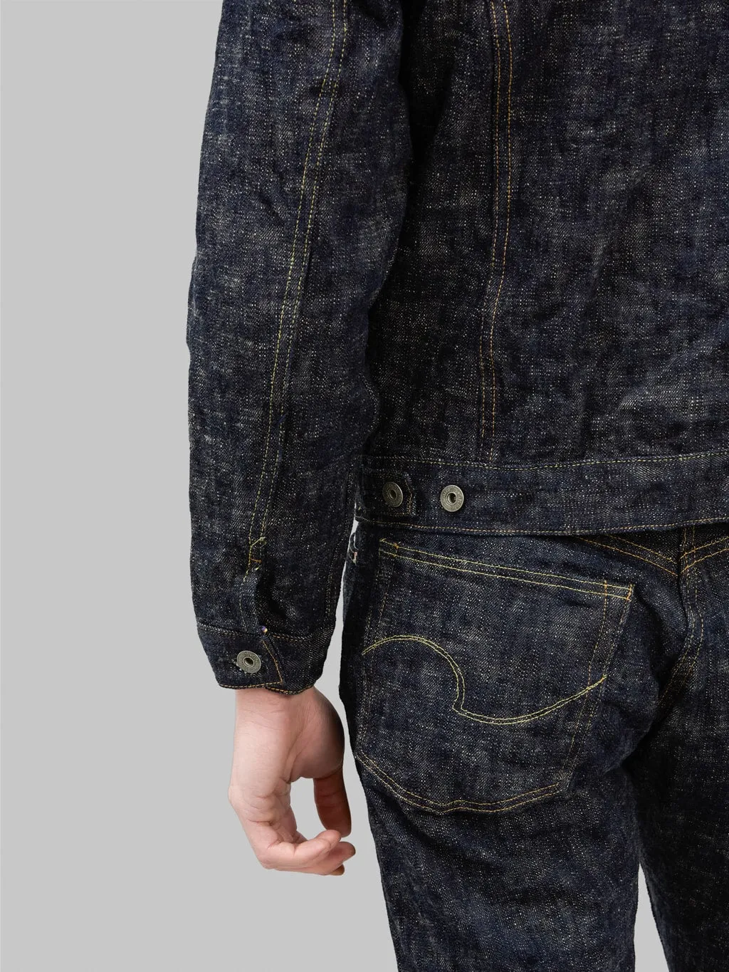 ONI Denim 02527P Kasuri 17oz Type III Jacket