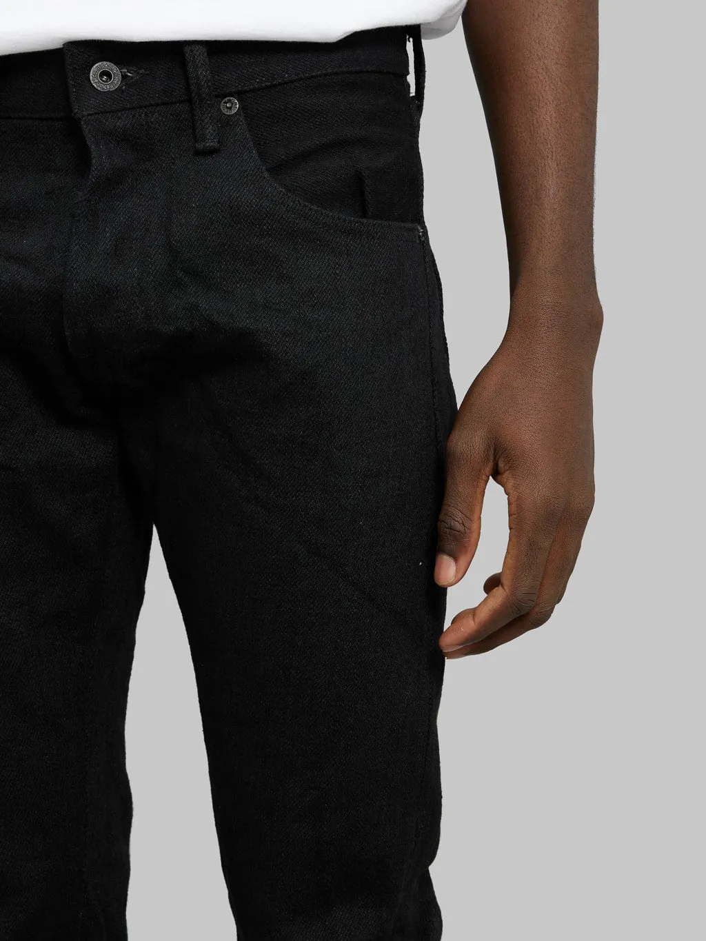 ONI Denim 622ZR-BKBK Secret Black Denim 20oz Relaxed Tapered Jeans