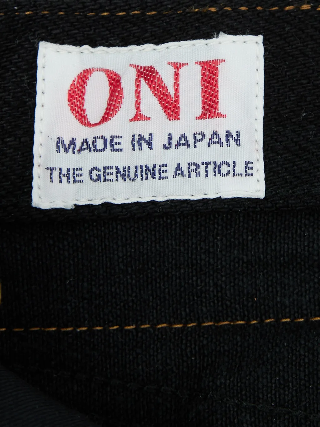 ONI Denim 622ZR-BKBK Secret Black Denim 20oz Relaxed Tapered Jeans