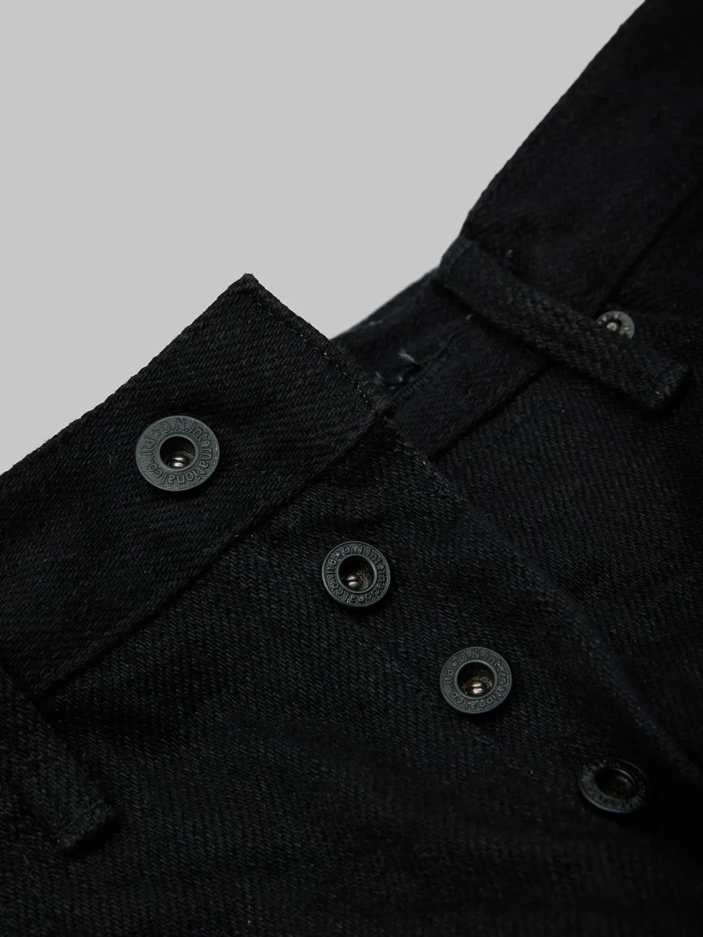 ONI Denim 622ZR-BKBK Secret Black Denim 20oz Relaxed Tapered Jeans