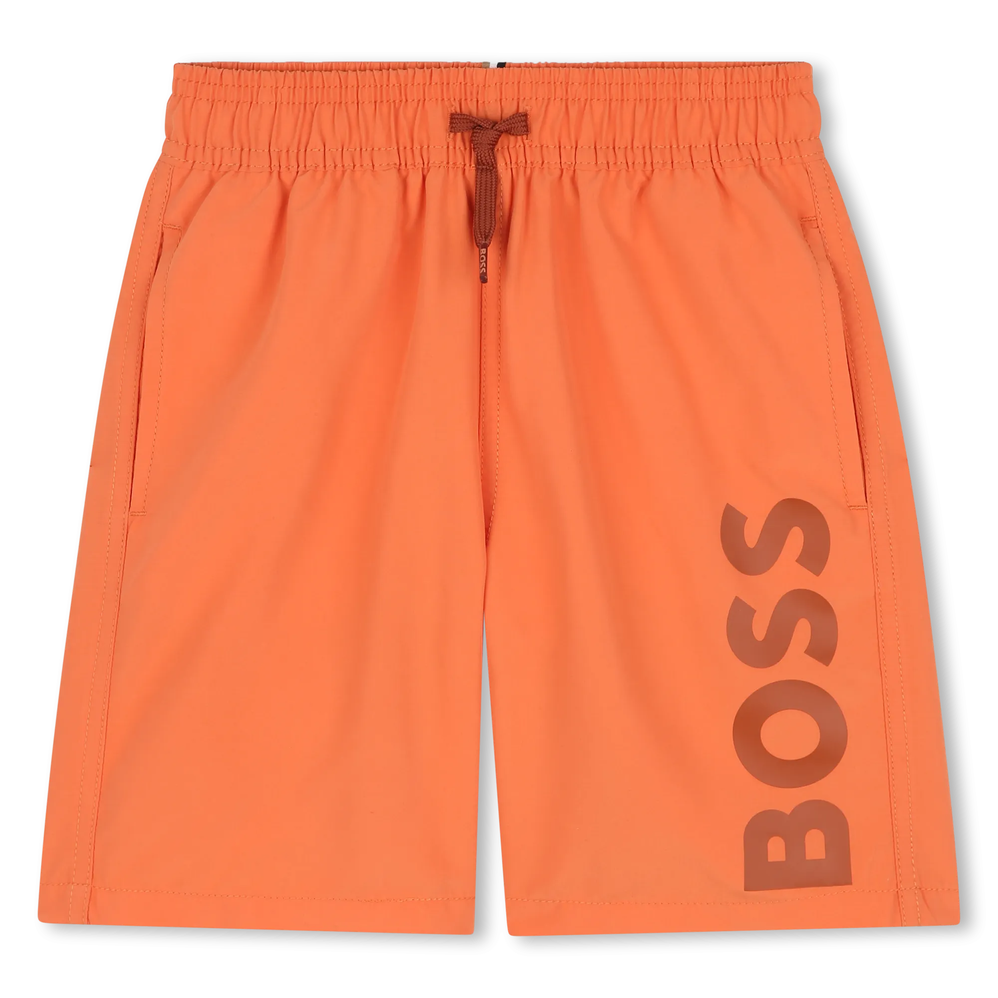 Orange Logo Swim Shorts